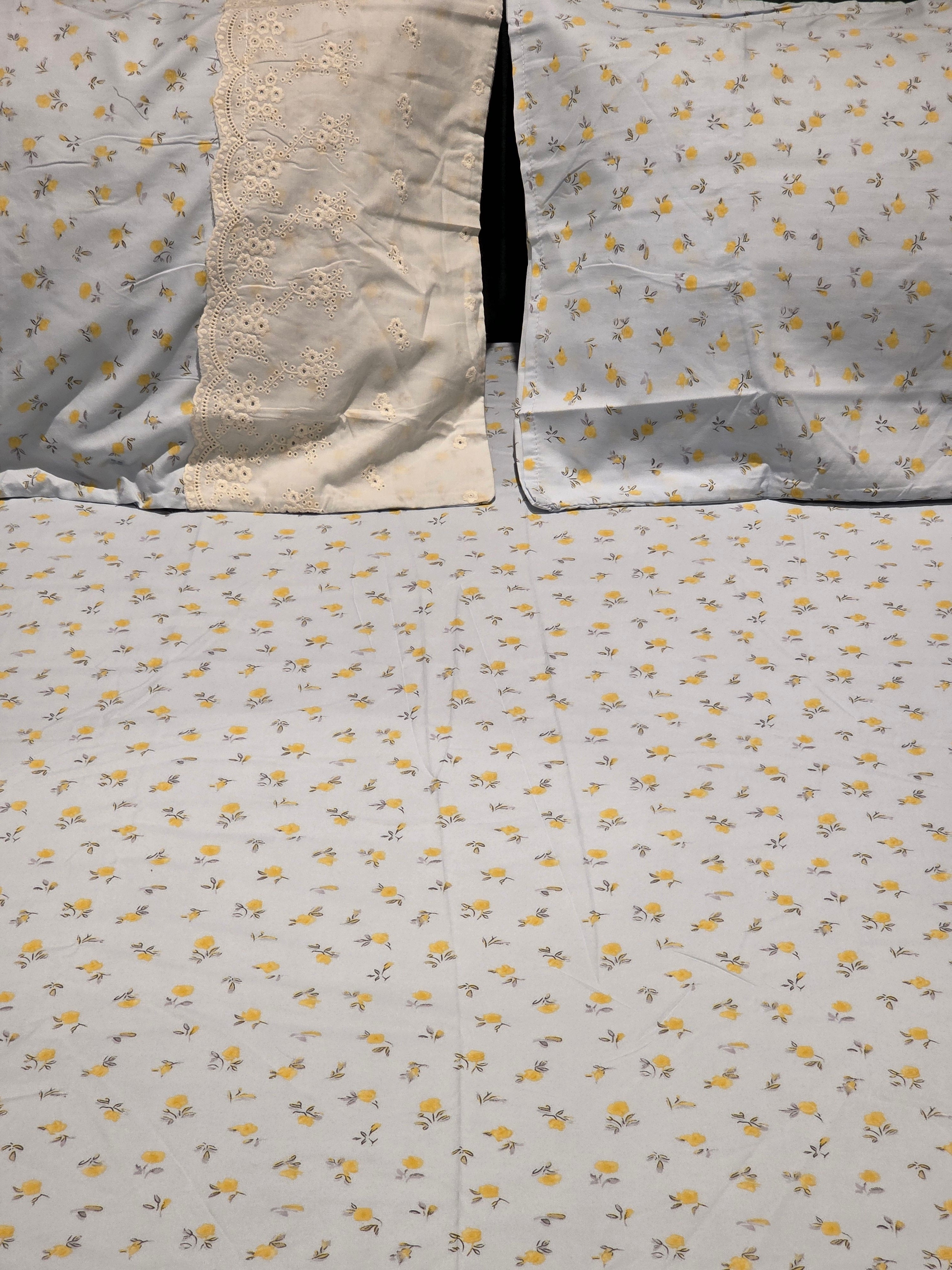KING SIZE LACE BEDSHEET