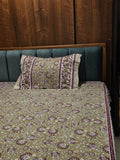 Single Block Print Bedsheet