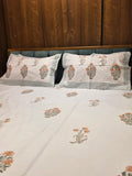 King Size Hand Block Print Bedsheet