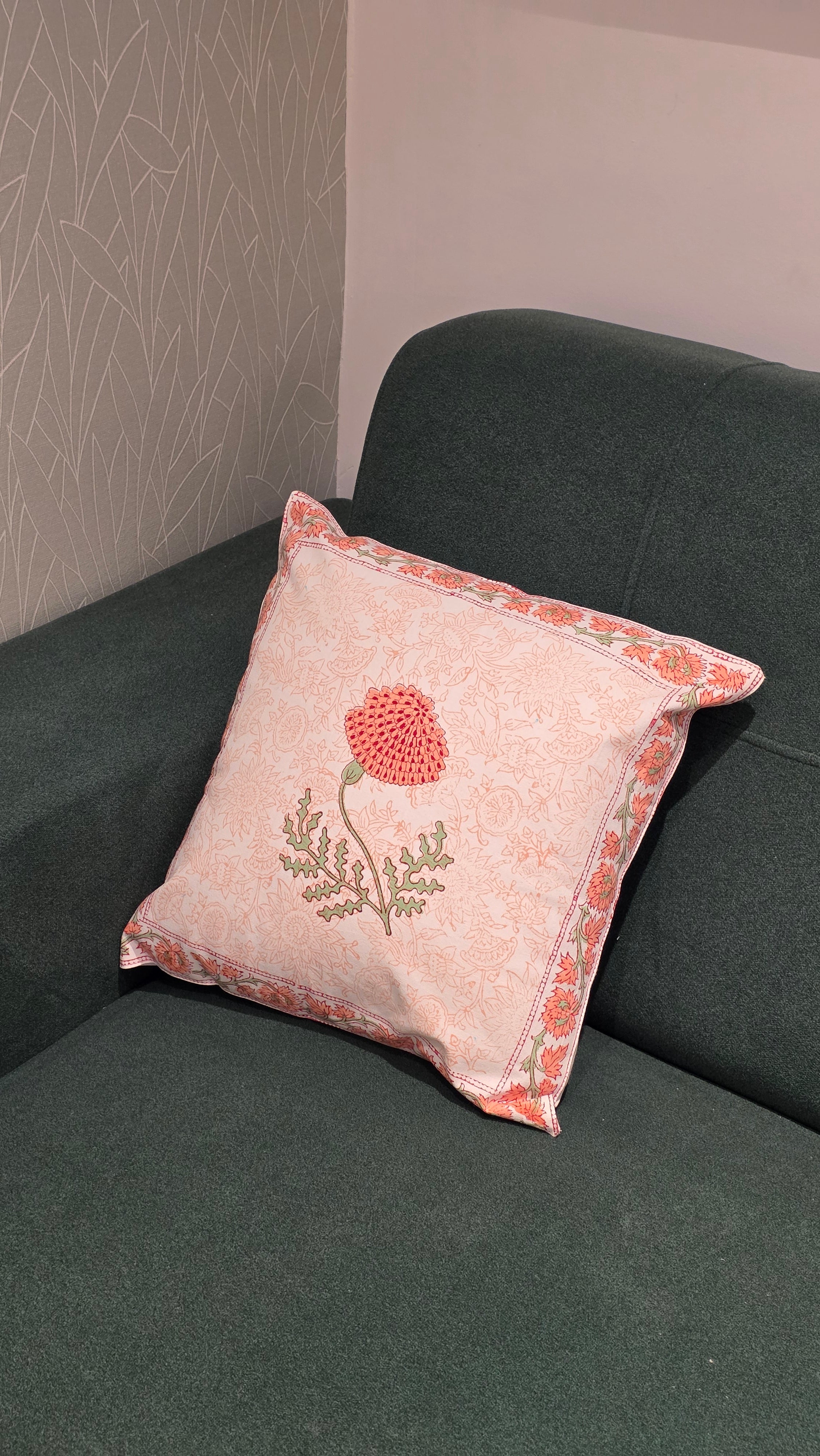Block Printed Cushion Covers – 16 x 16 inches