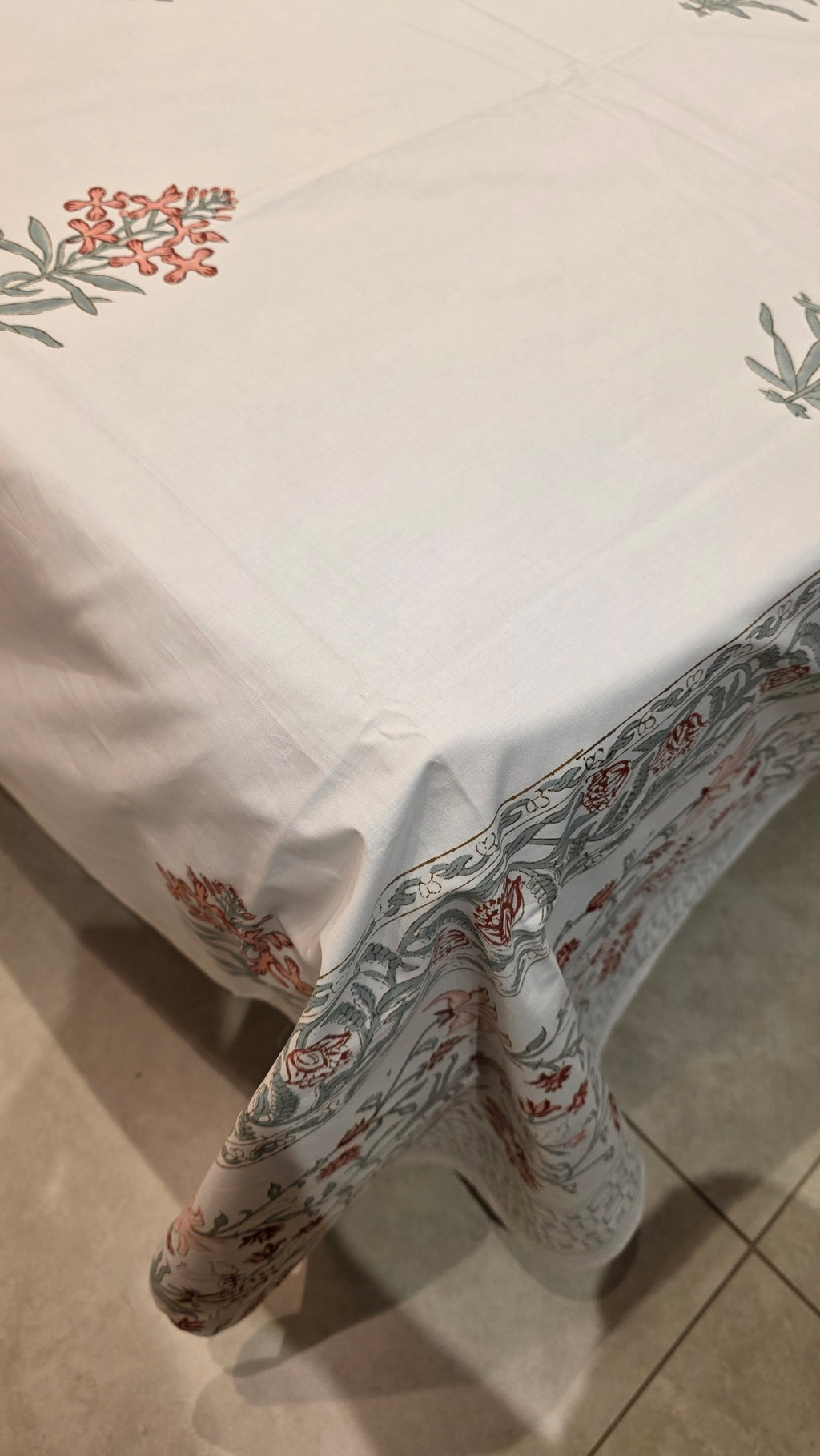 Premium King Size Hand Block Print Cotton Bedsheet