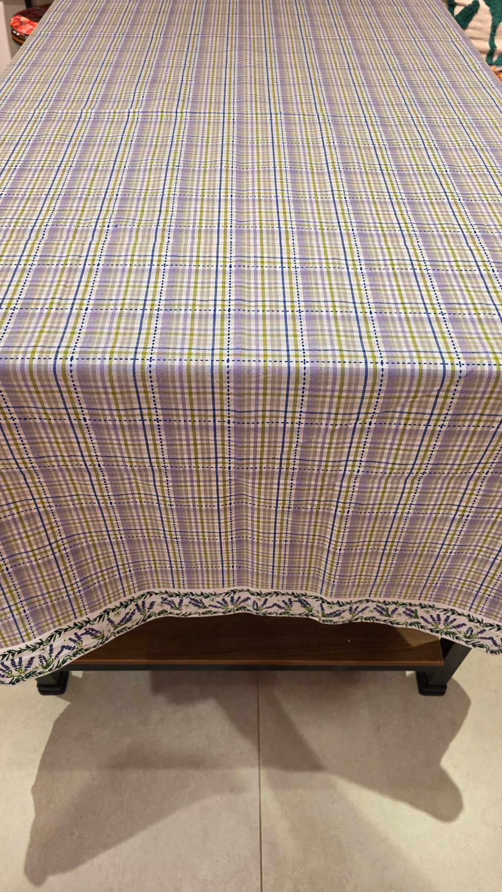 Cotton Table Cloth with Border
