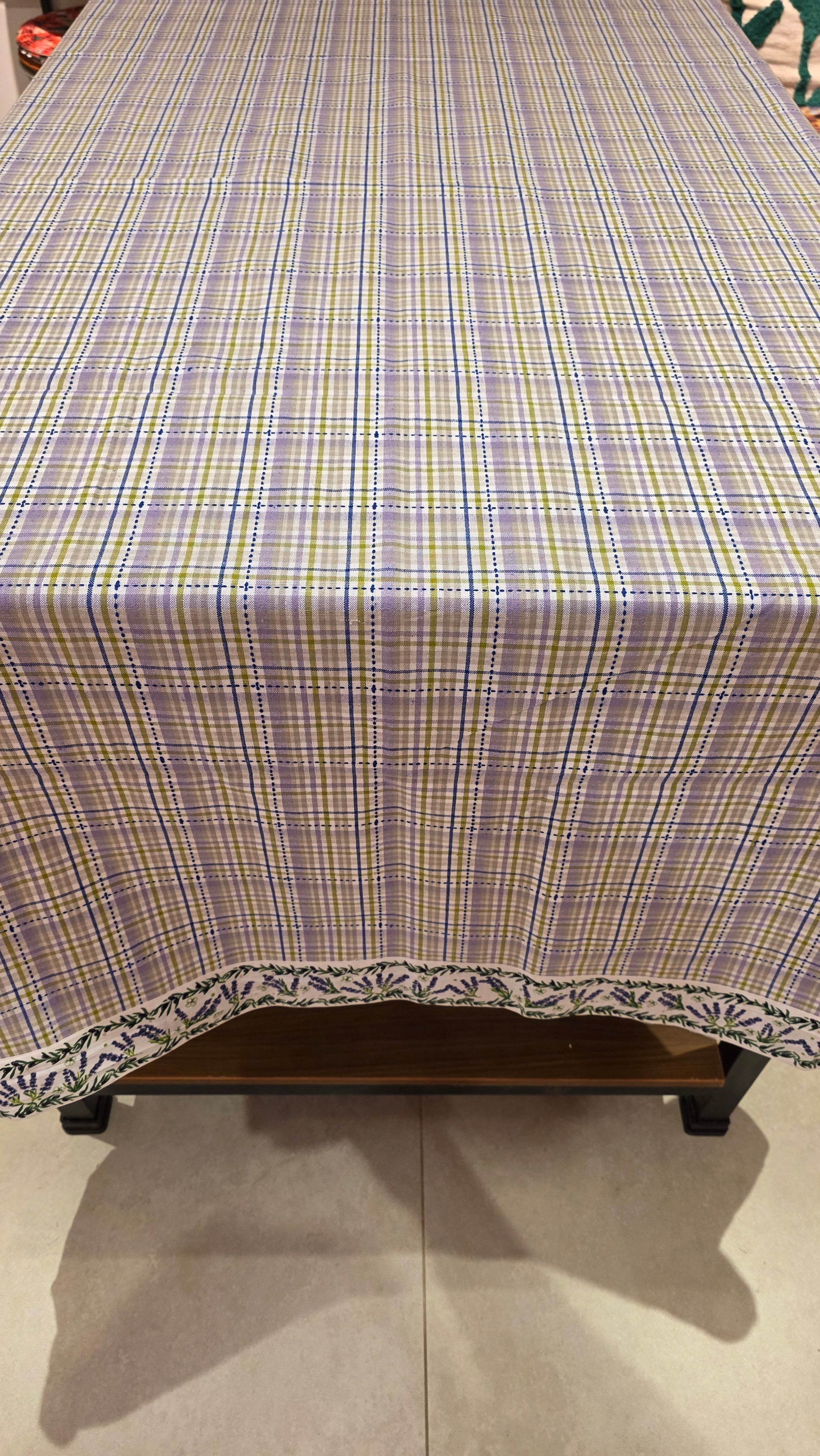 Cotton Table Cloth with Border