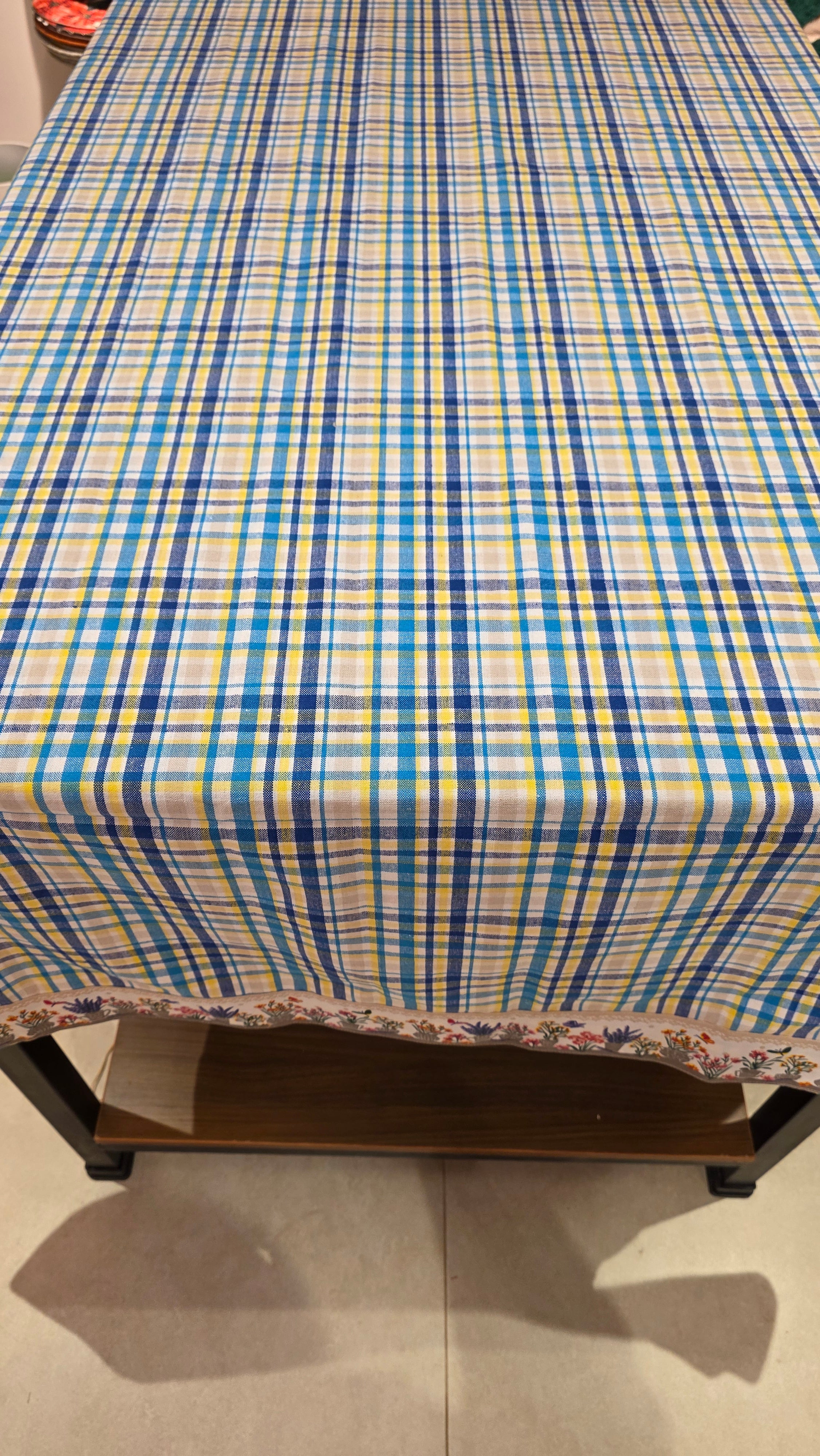 Cotton Table Cloth with Border