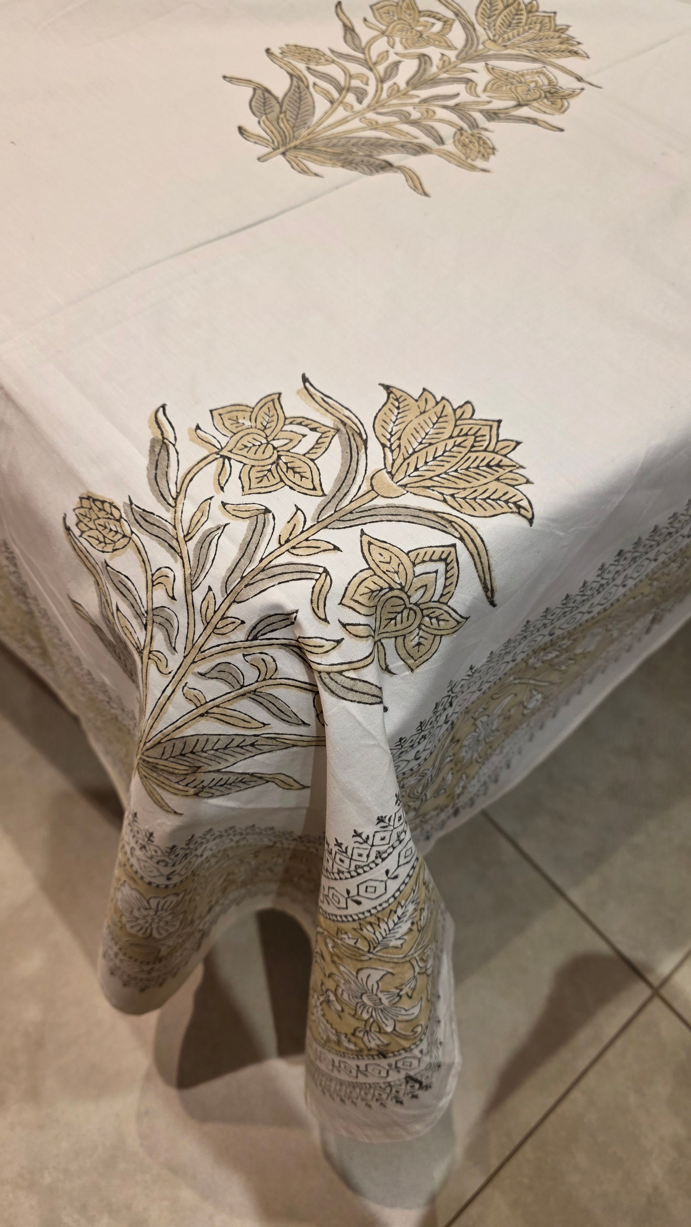 Premium King Size Hand Block Print Cotton Bedsheet