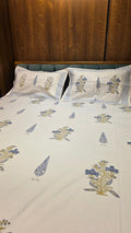 Premium King Size Hand Block Print Cotton Bedsheet