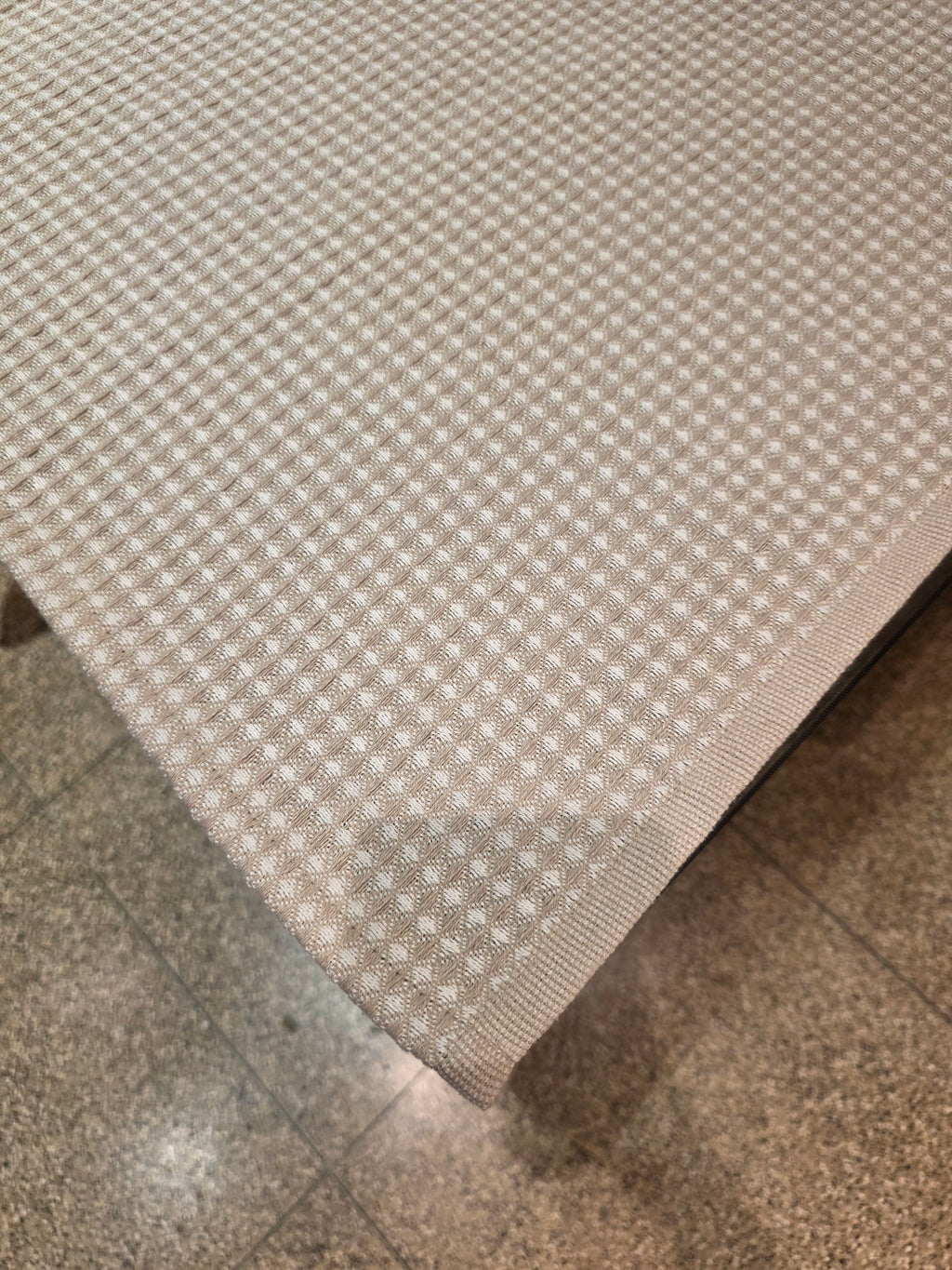 Waffle Cotton Table Cloth - 8 Seater