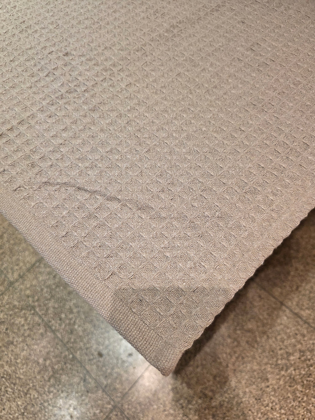 Waffle Cotton Table Cloth - 8 Seater