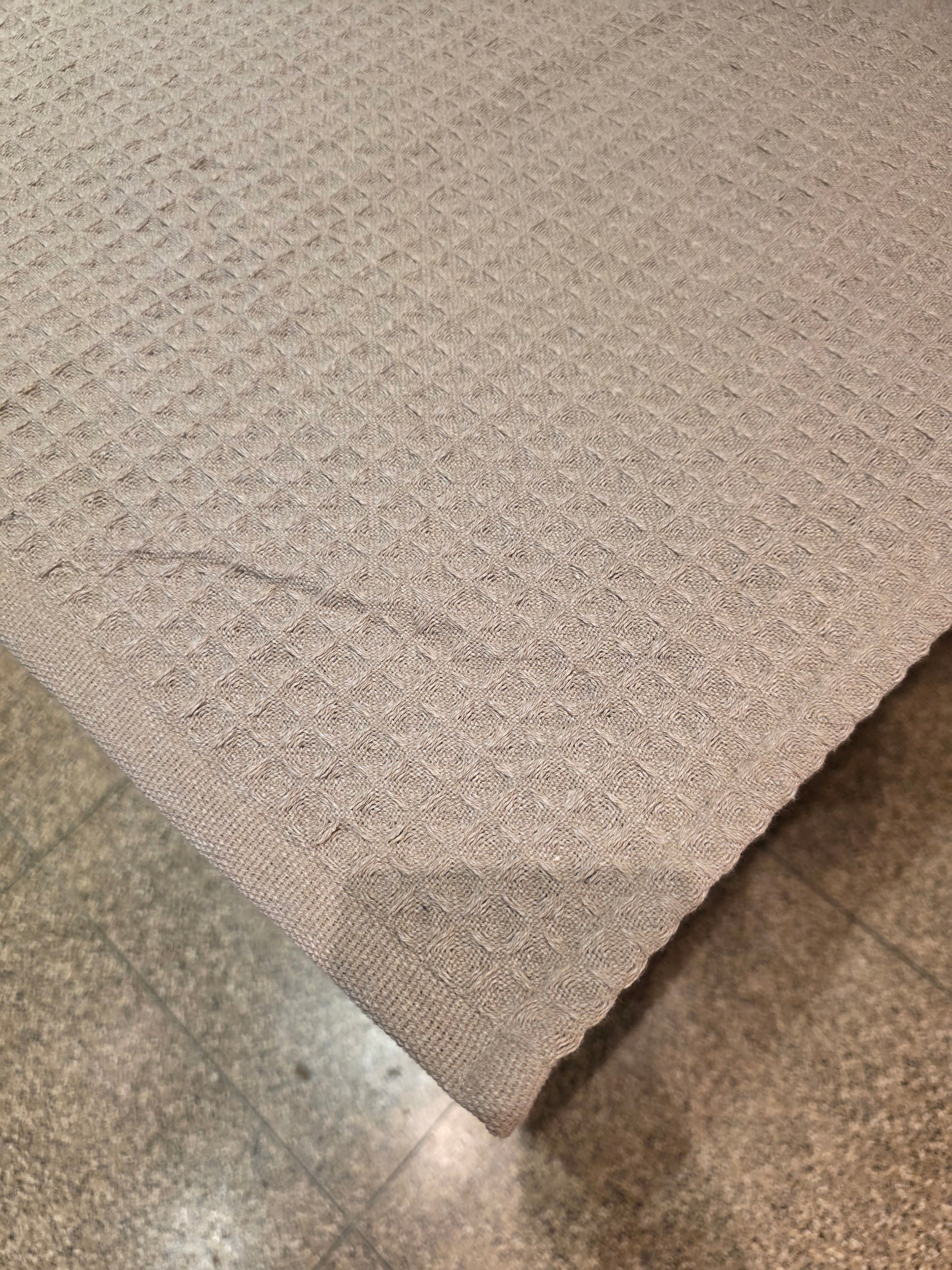 Waffle Cotton Table Cloth - 8 Seater