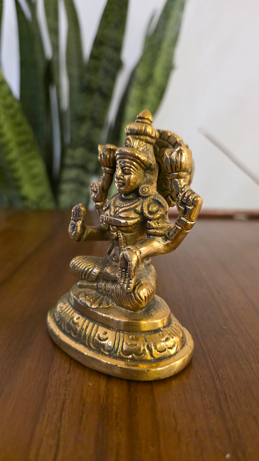 Brass Goddess Lakshmi Idol