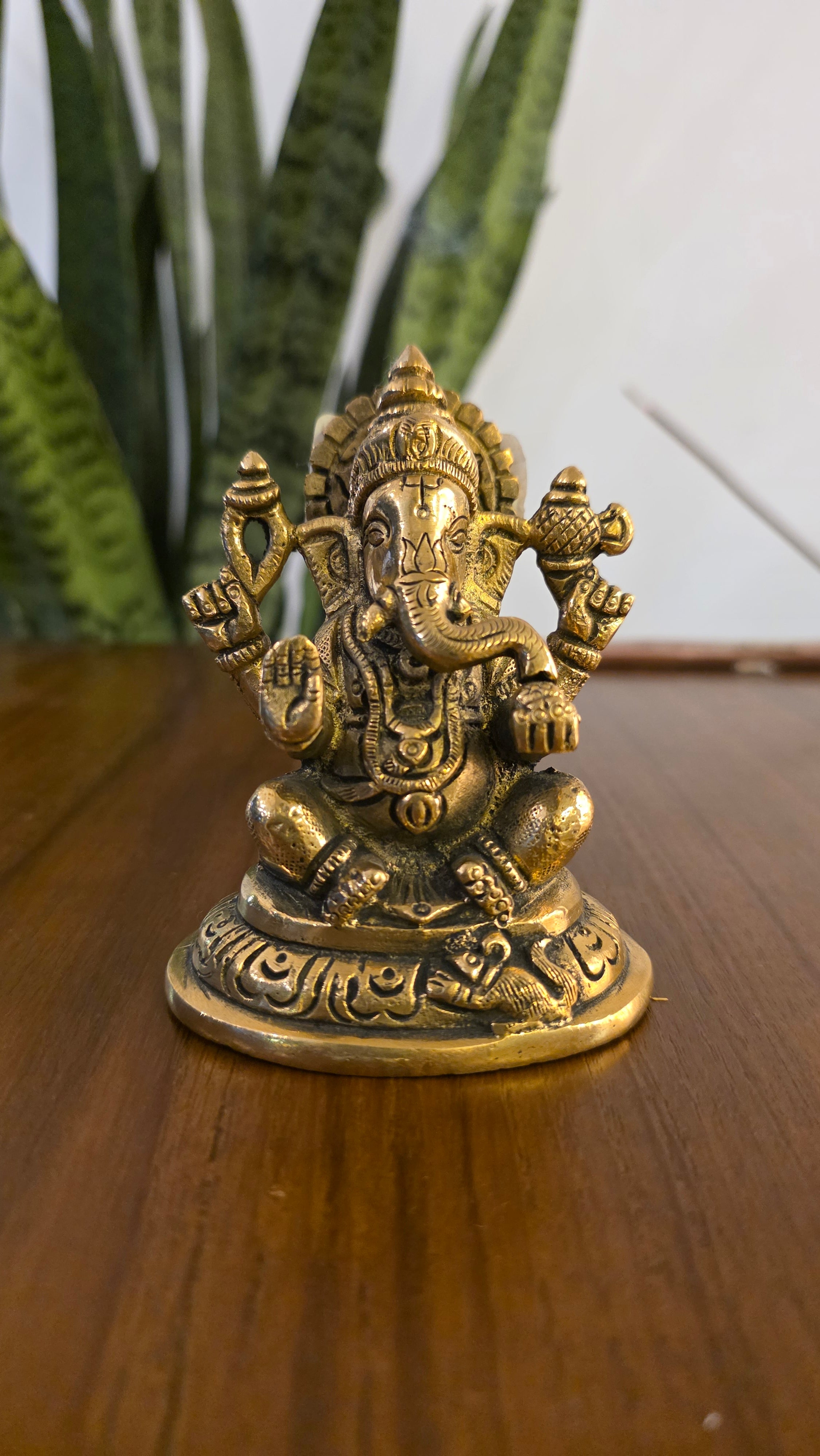 Brass Lord Ganesha Idol