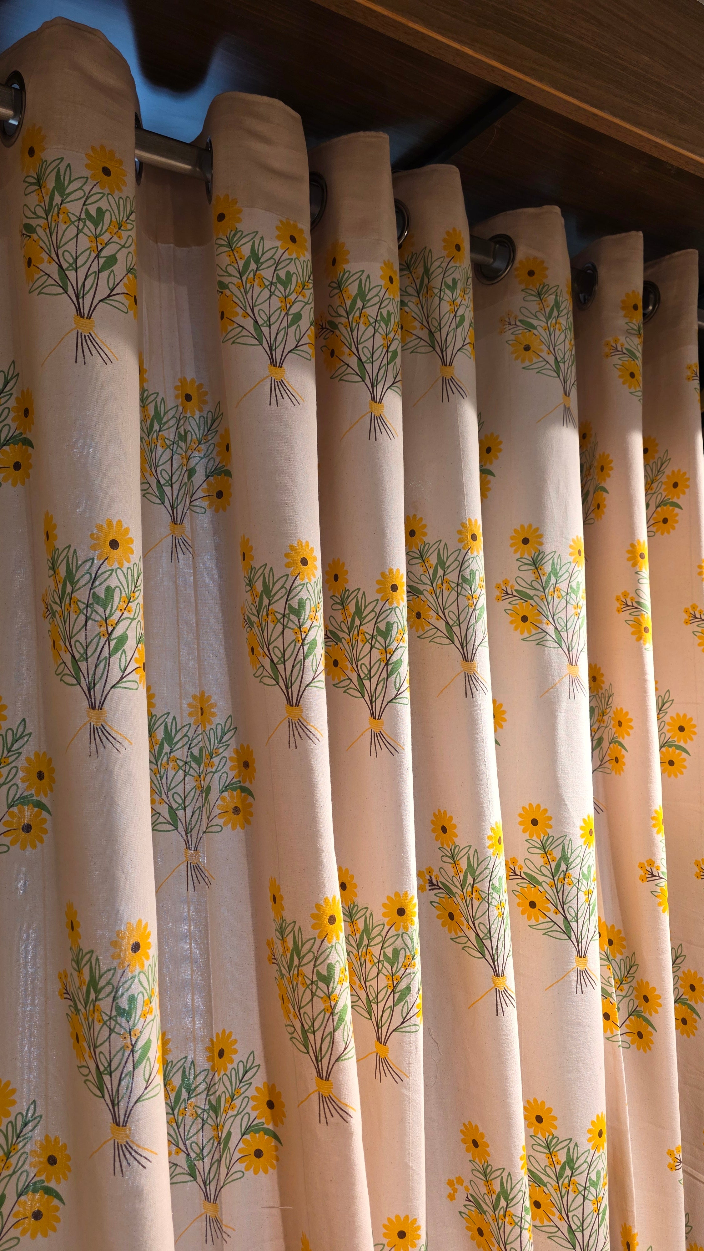 Cotton Curtains - 7 ft