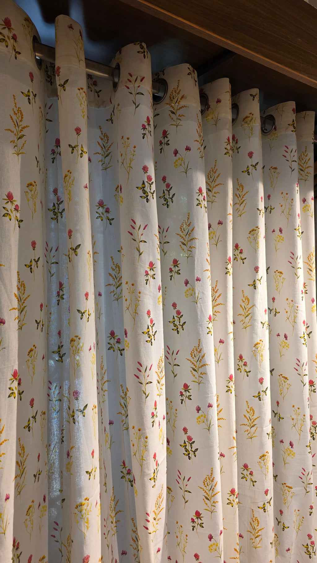 Cotton Curtains - 7 ft