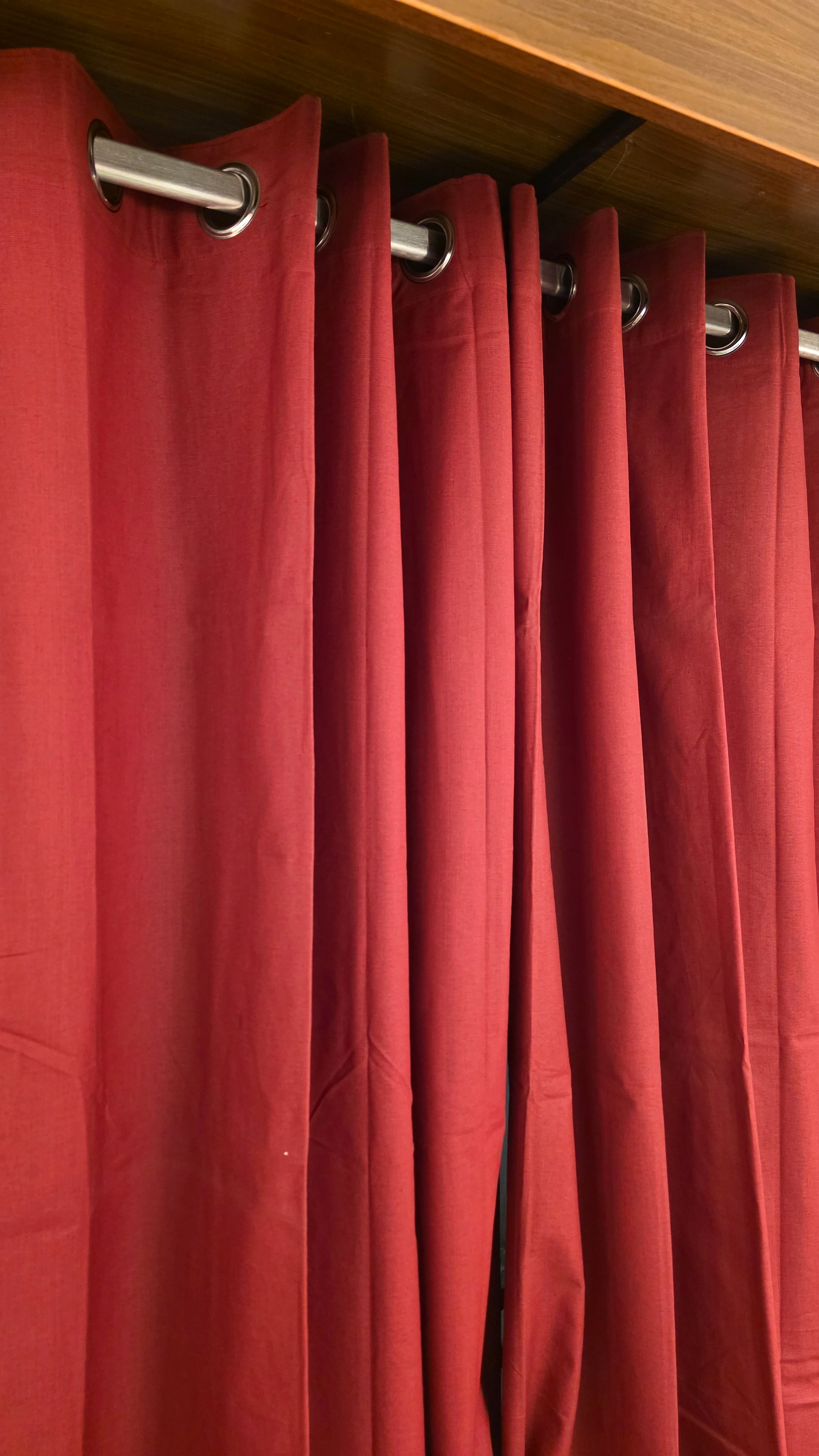 Solid Curtains - 7 ft