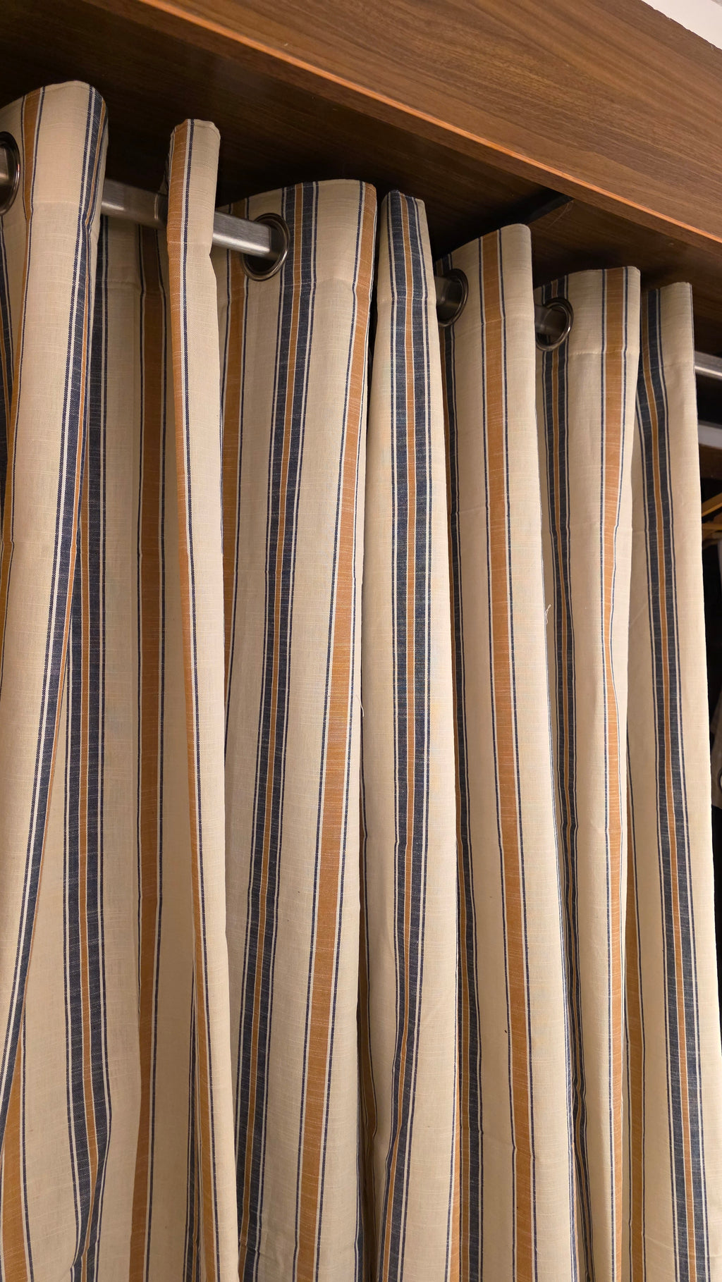 Cotton Curtains - 7 ft