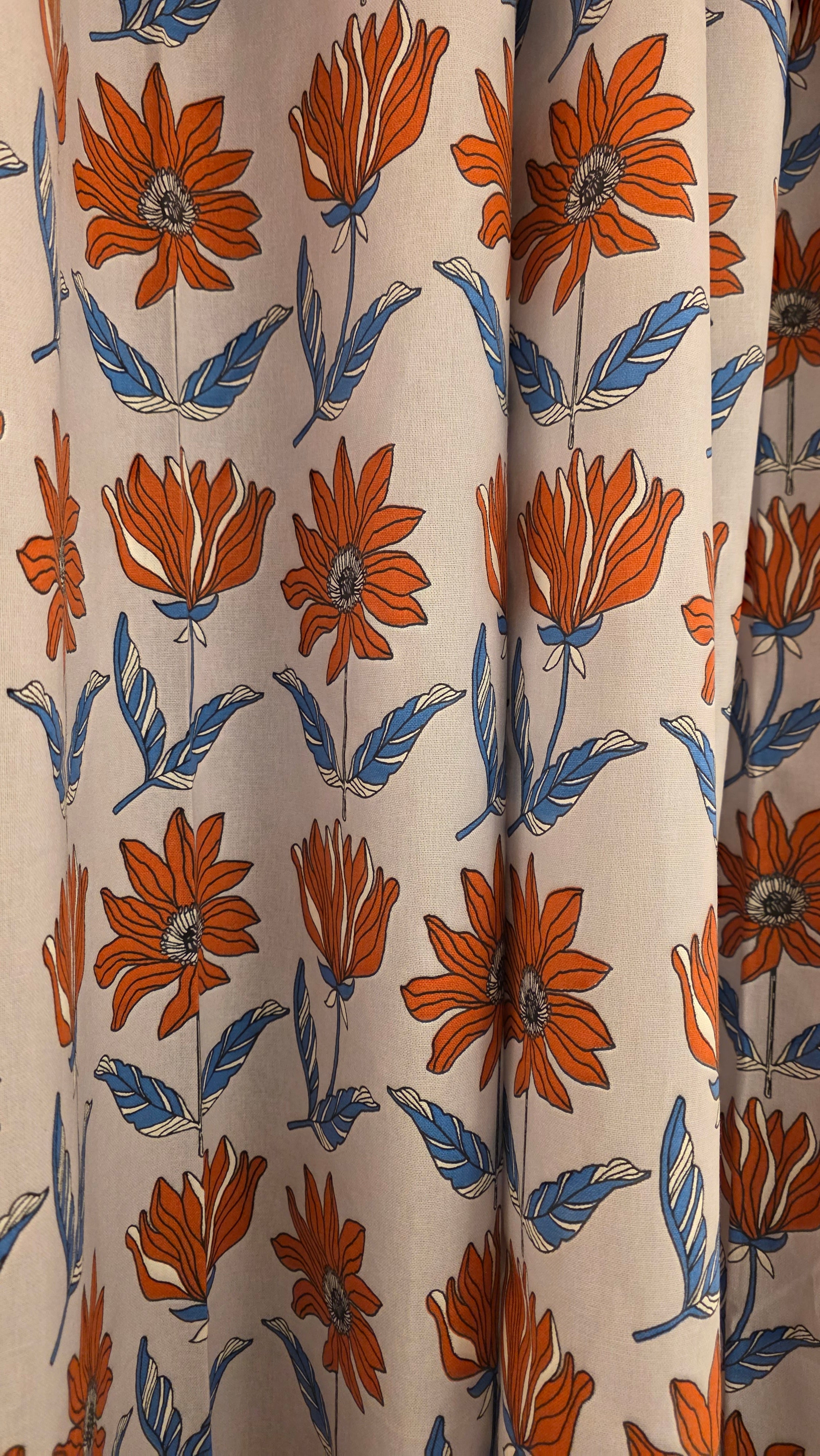 Cotton Curtains - 7 ft