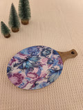 Wooden Serving Tray with Resin Finish