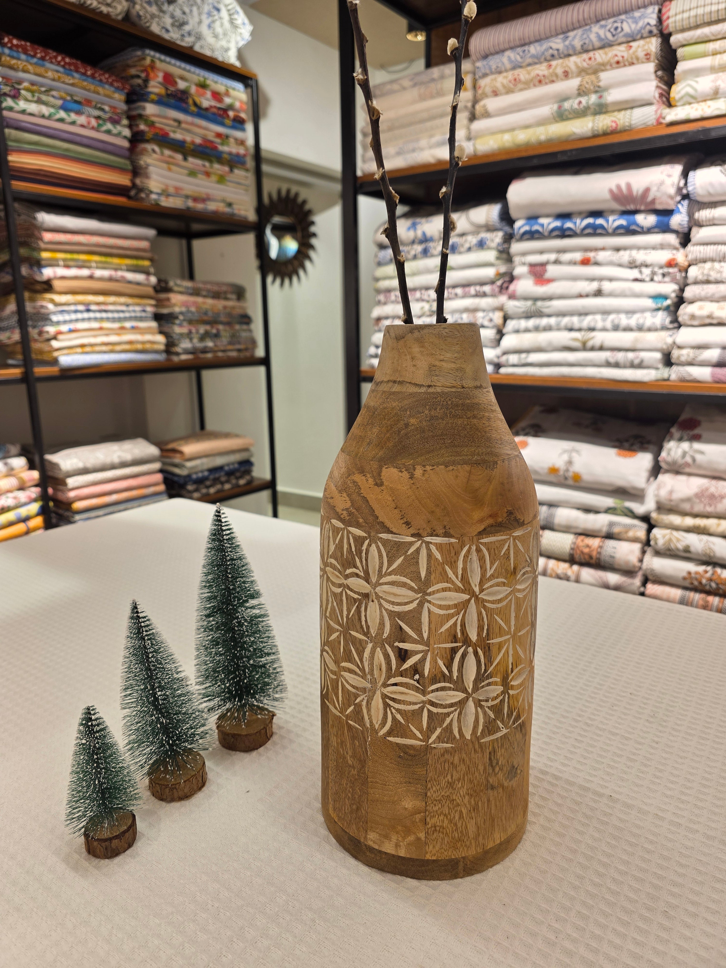 Wooden Vase