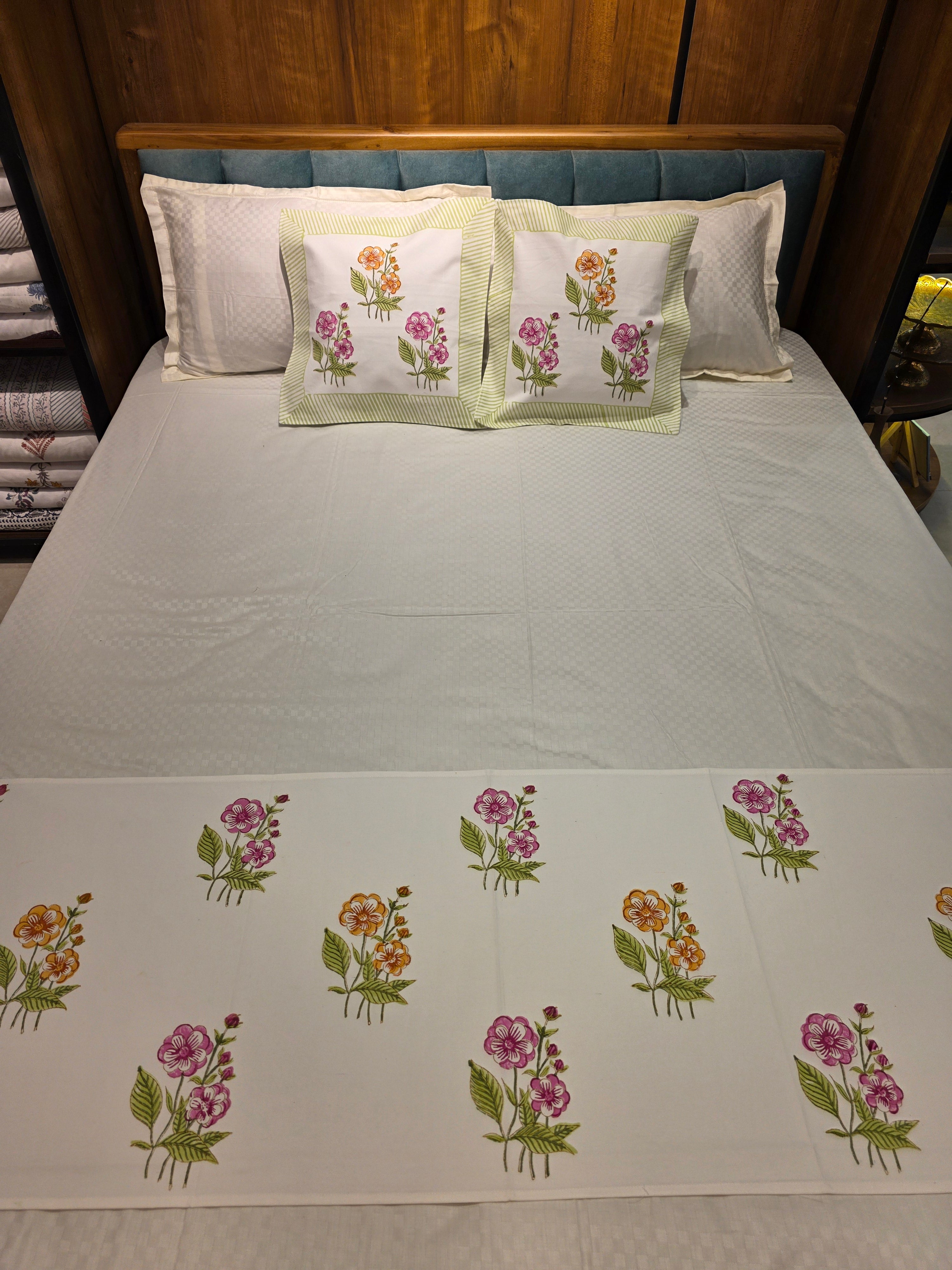 Bed Runner &  Cushion Cover Set