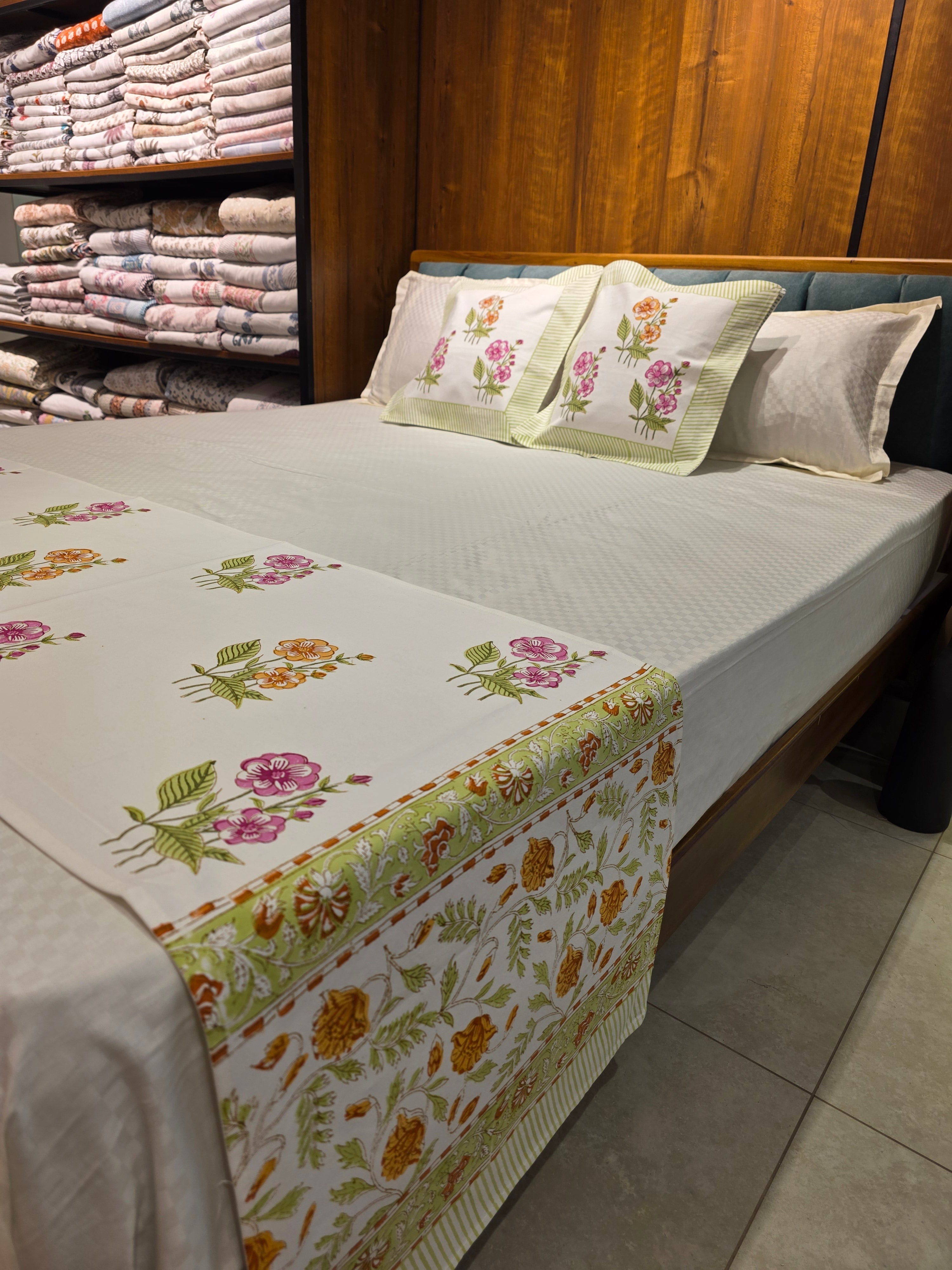 Bed Runner &  Cushion Cover Set