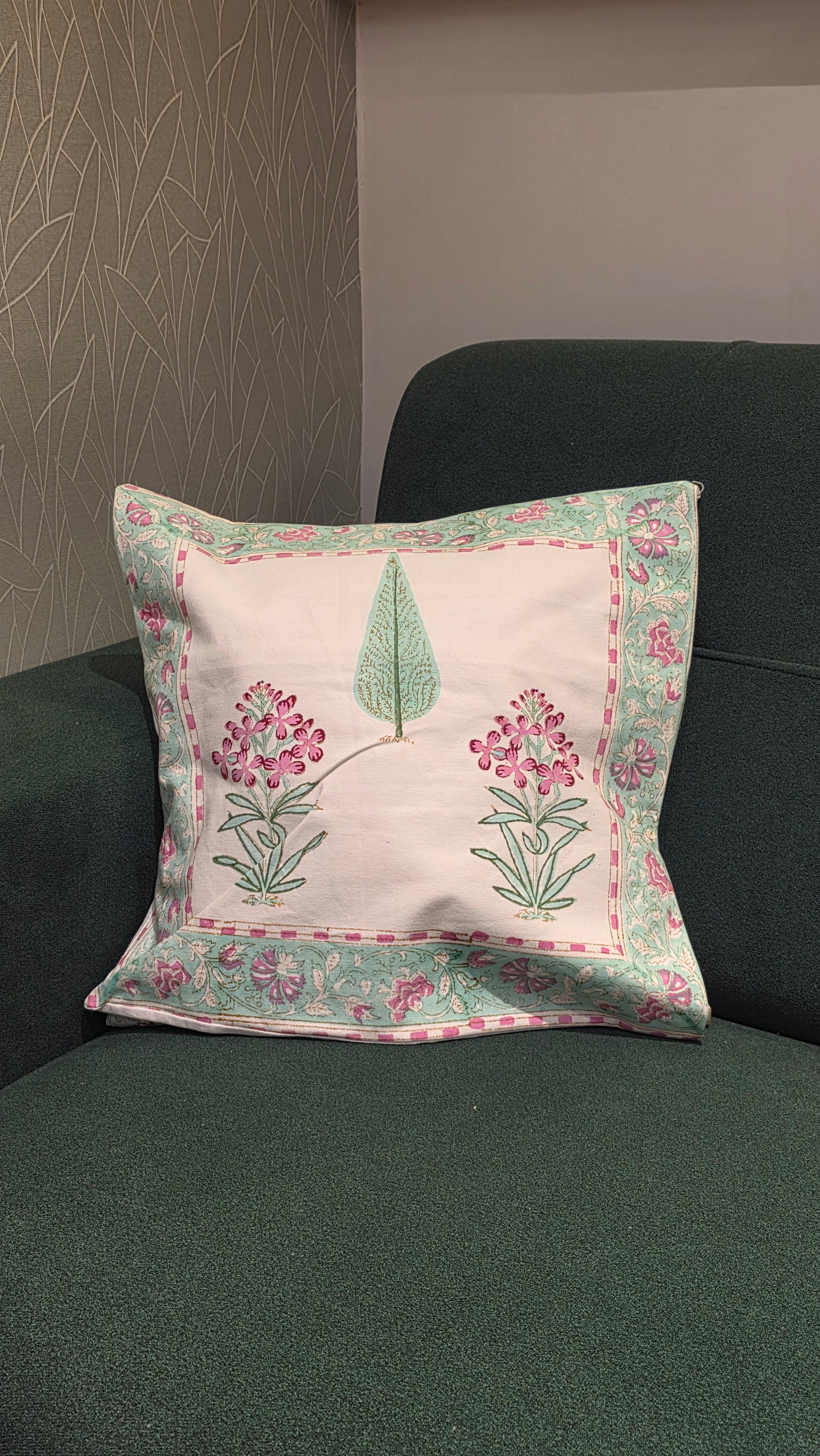 Hand Cushion Cover – 16 x 16 inches
