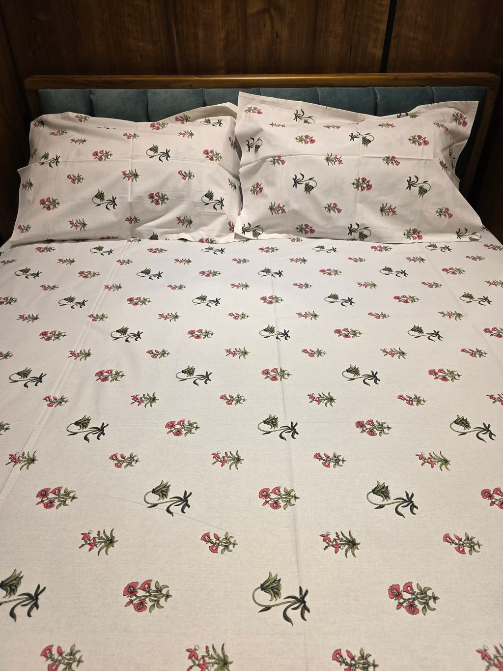 Cotton Double Bedsheet Set