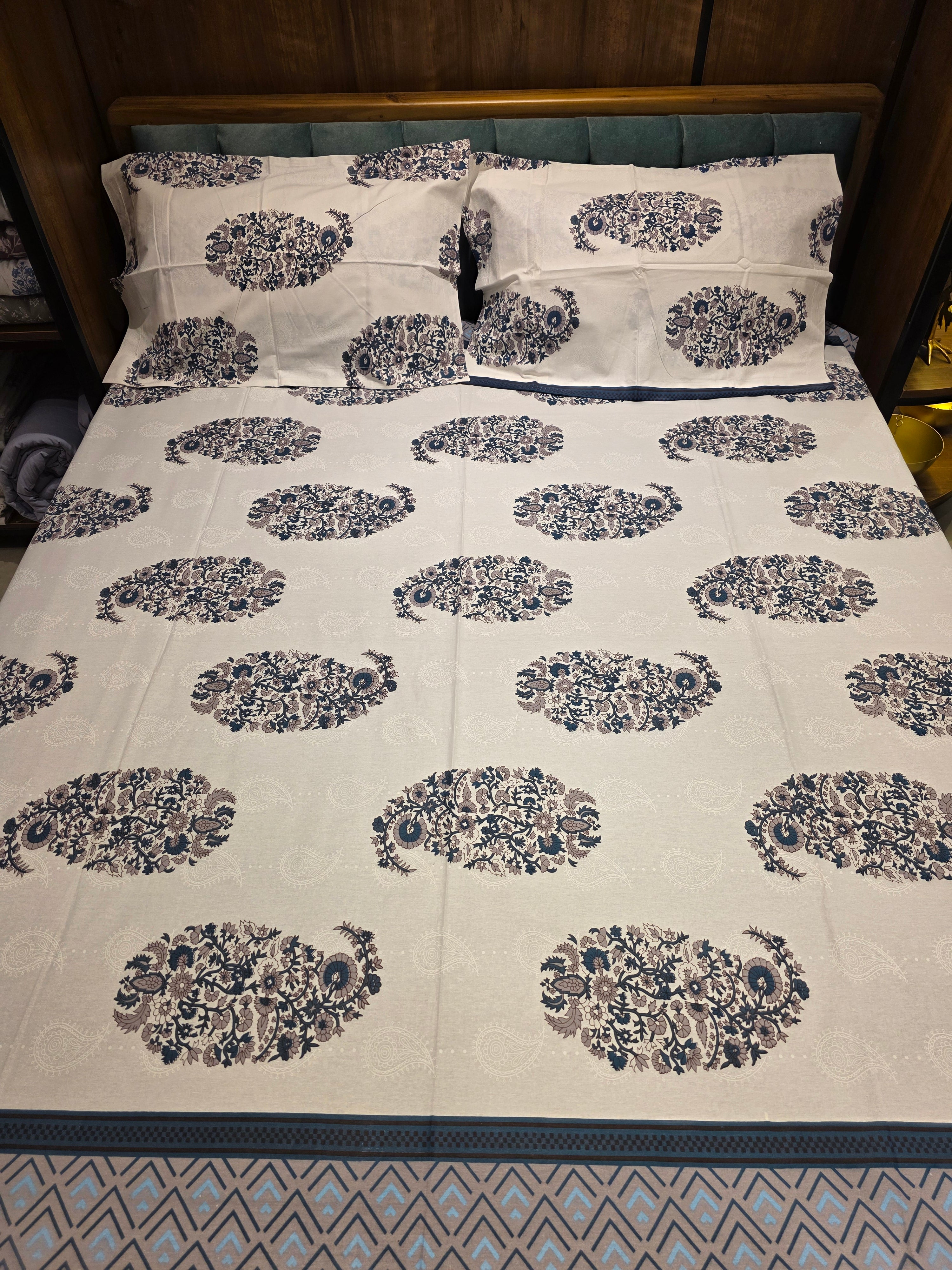 Cotton Double Bedsheet Set