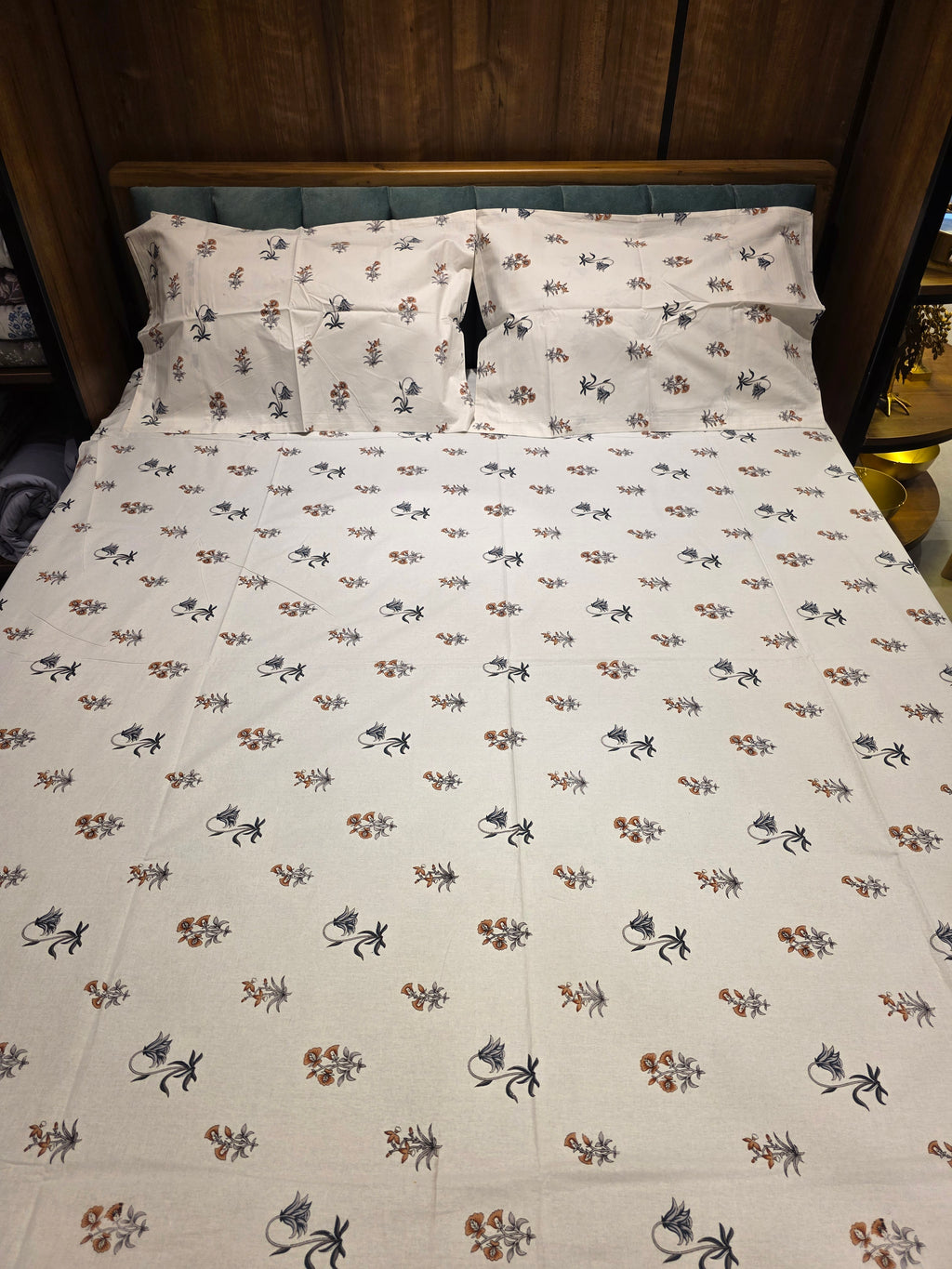 Cotton Double Bedsheet Set