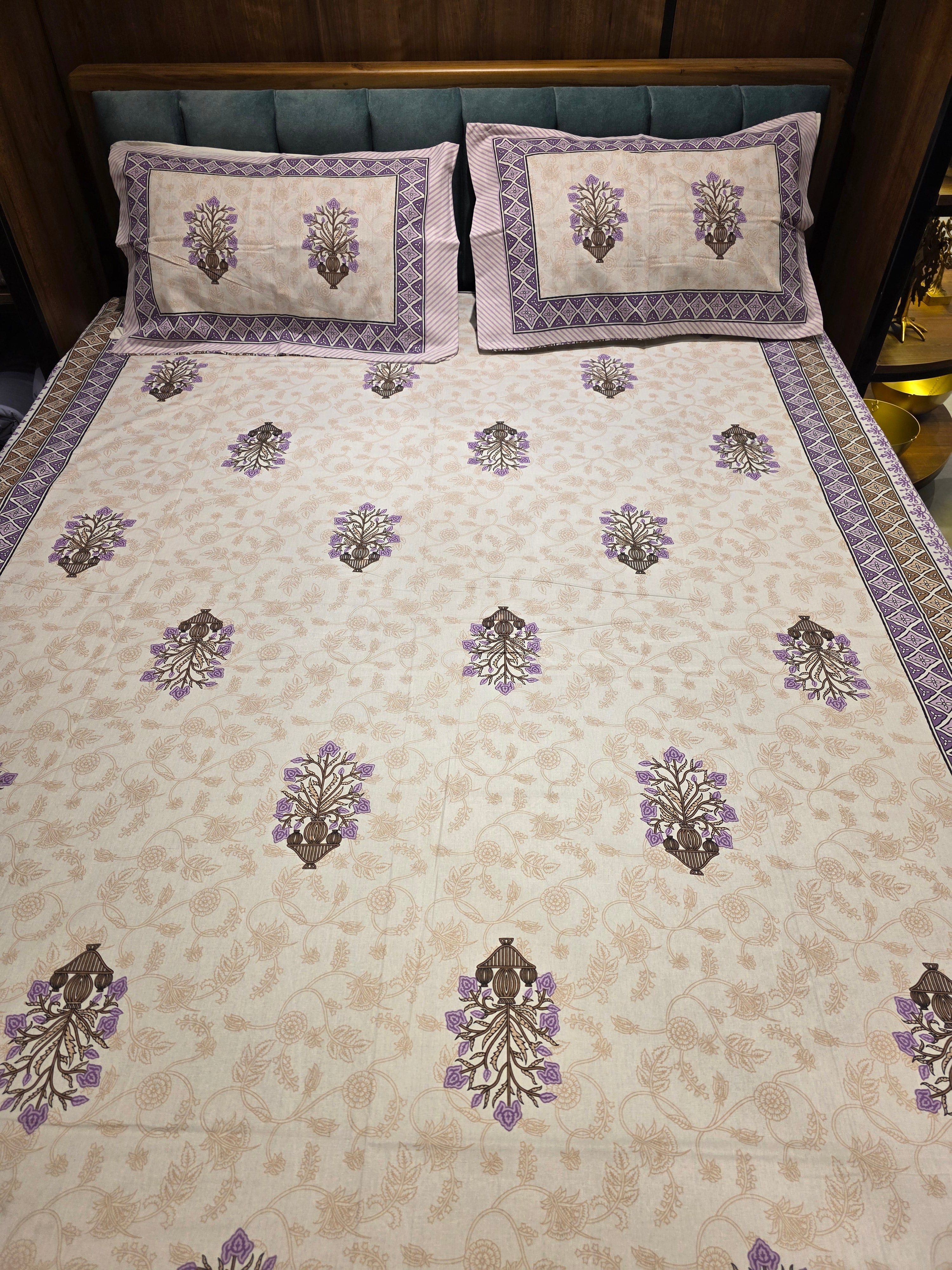 Cotton Double Bedsheet Set