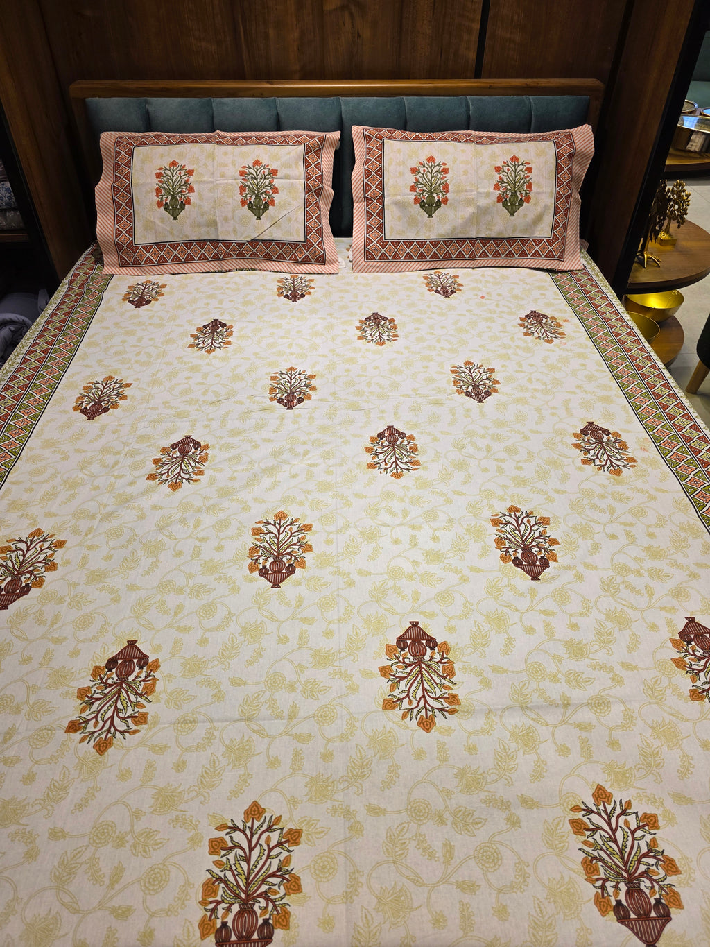 Cotton Double Bedsheet Set