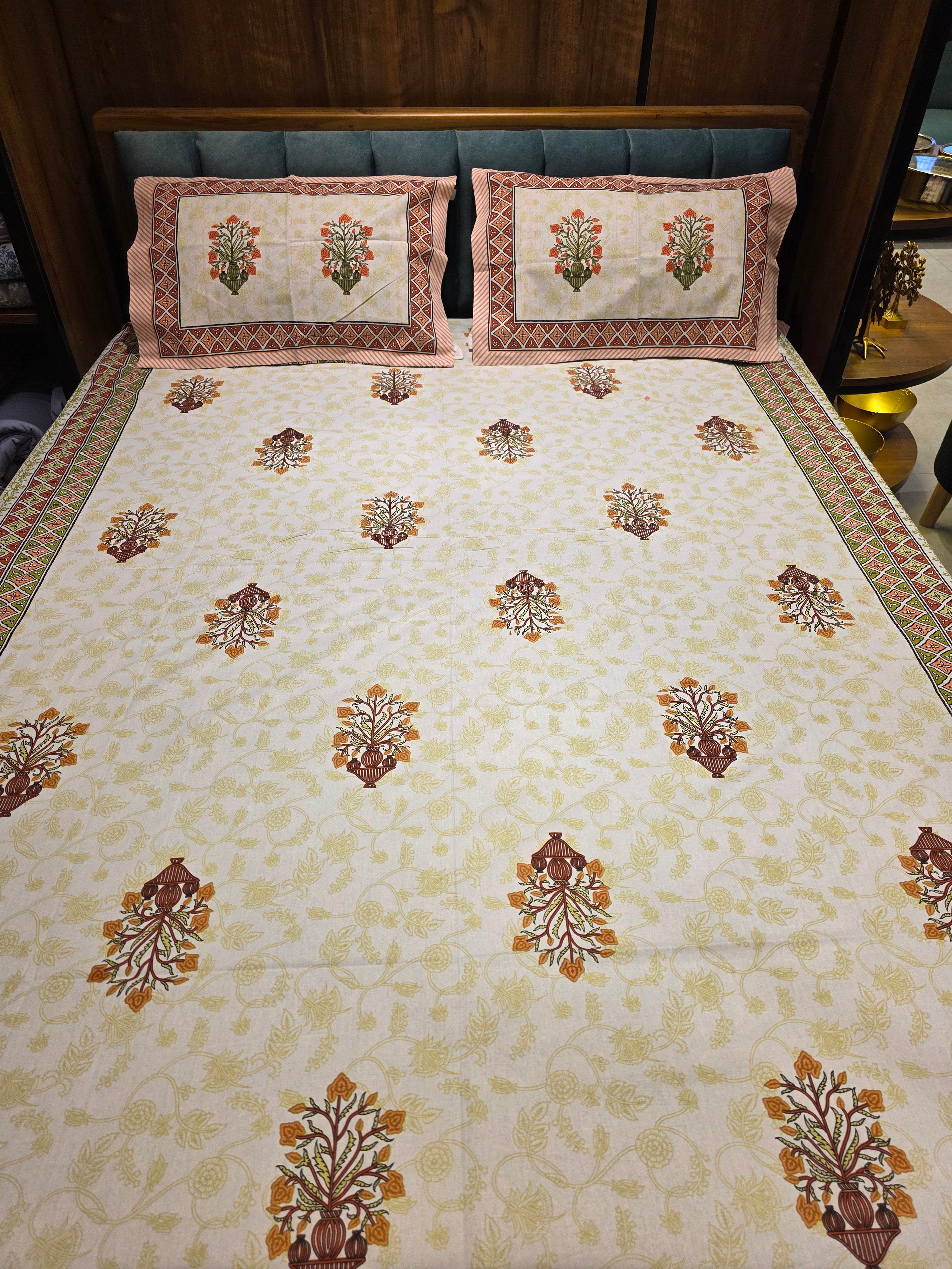 Cotton Double Bedsheet Set