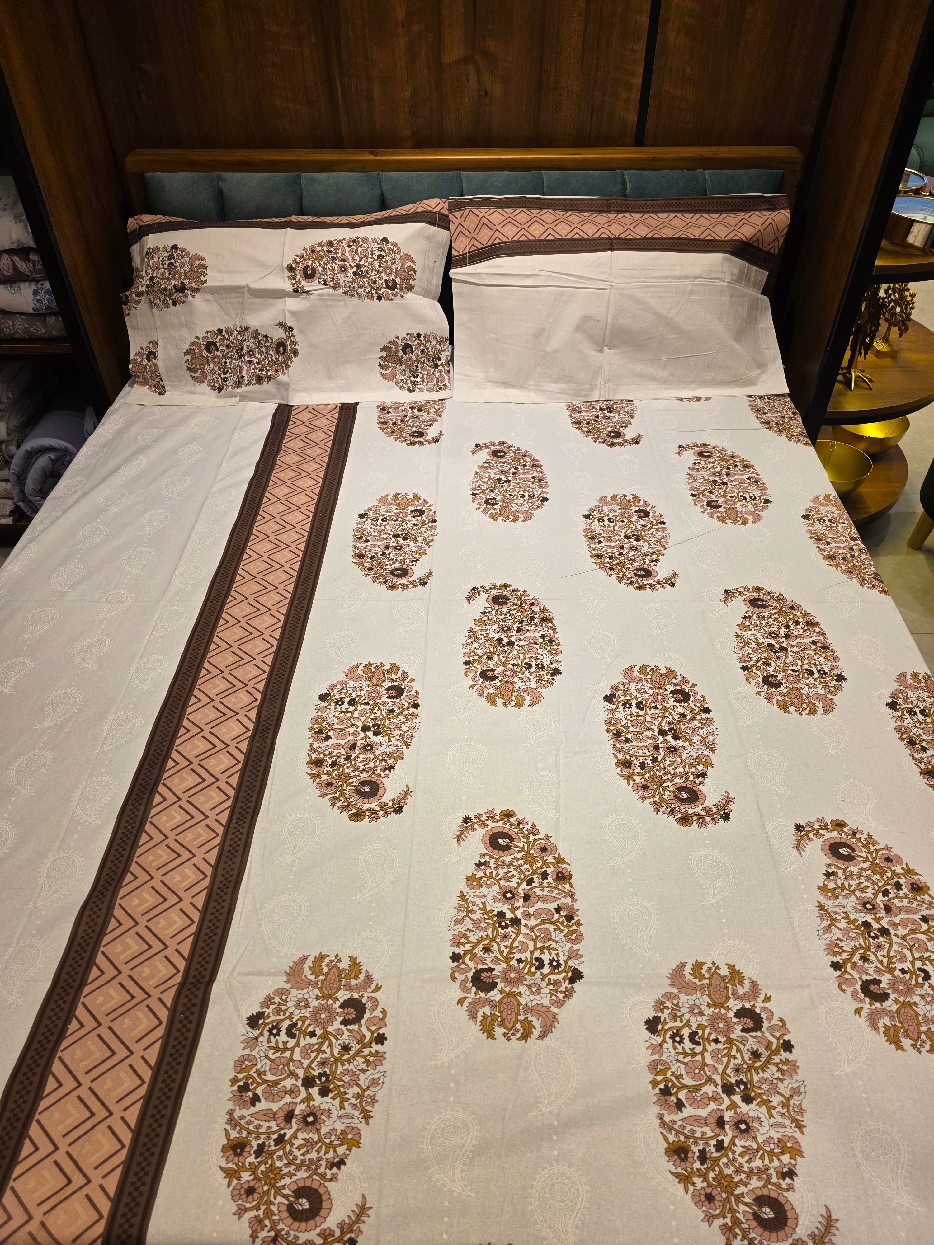 Cotton Double Bedsheet Set