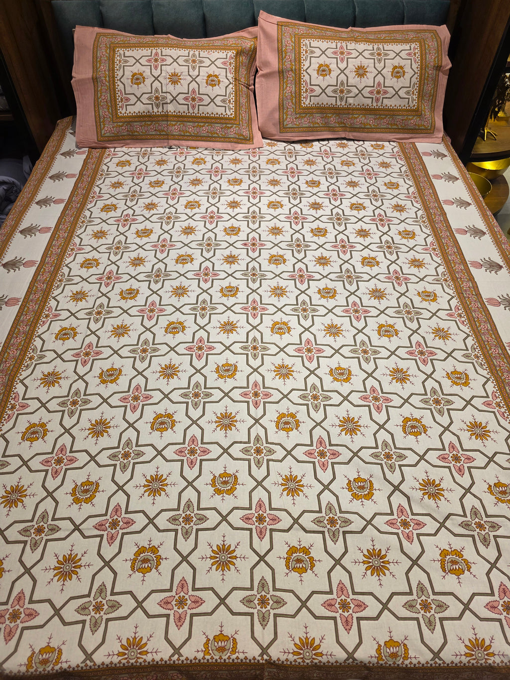 Cotton Double Bedsheet Set
