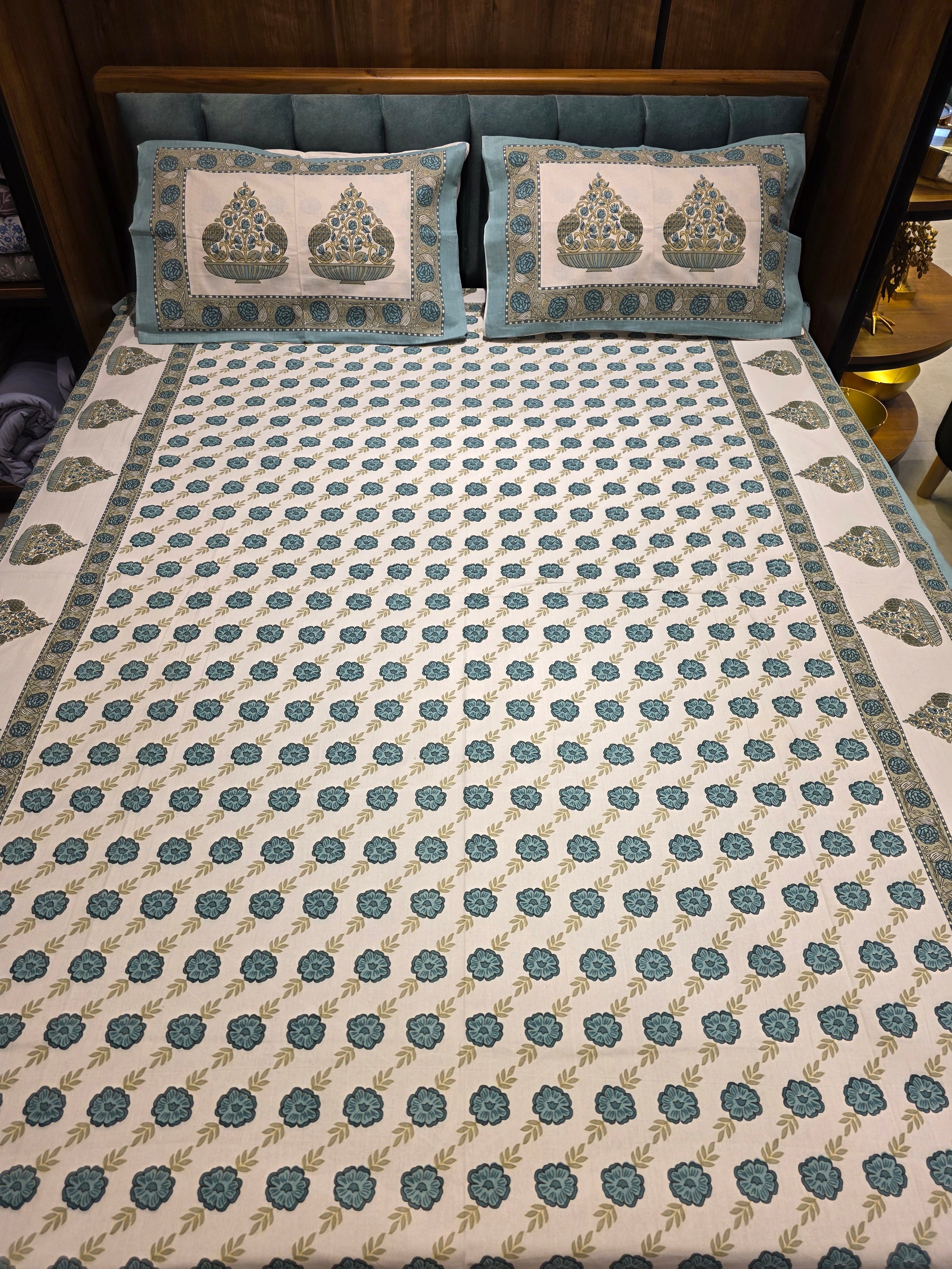 Cotton Double Bedsheet Set