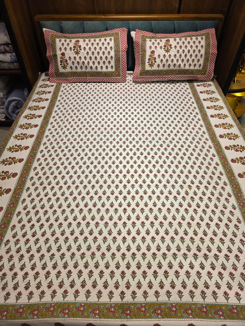 Cotton Double Bedsheet Set