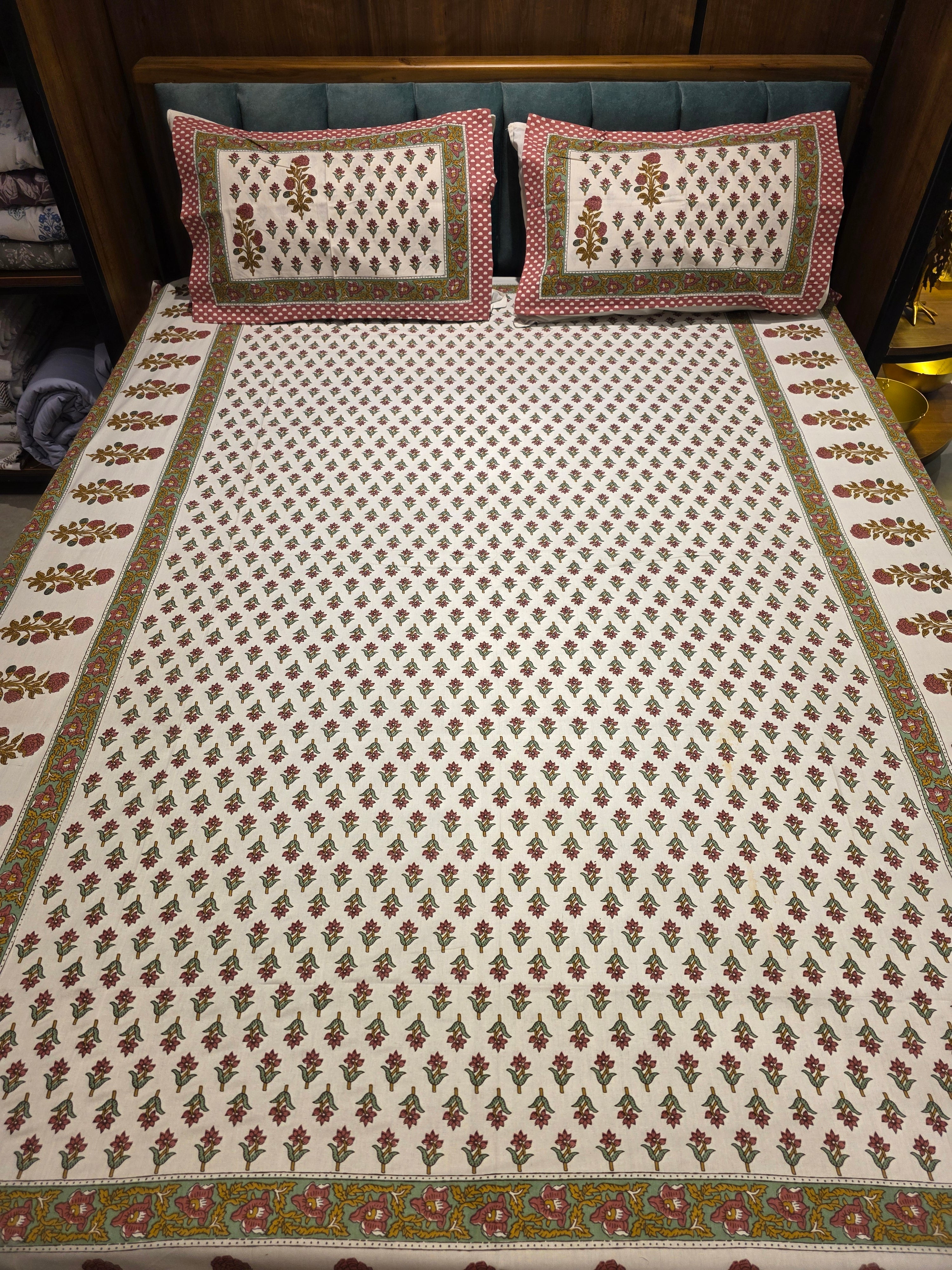 Cotton Double Bedsheet Set