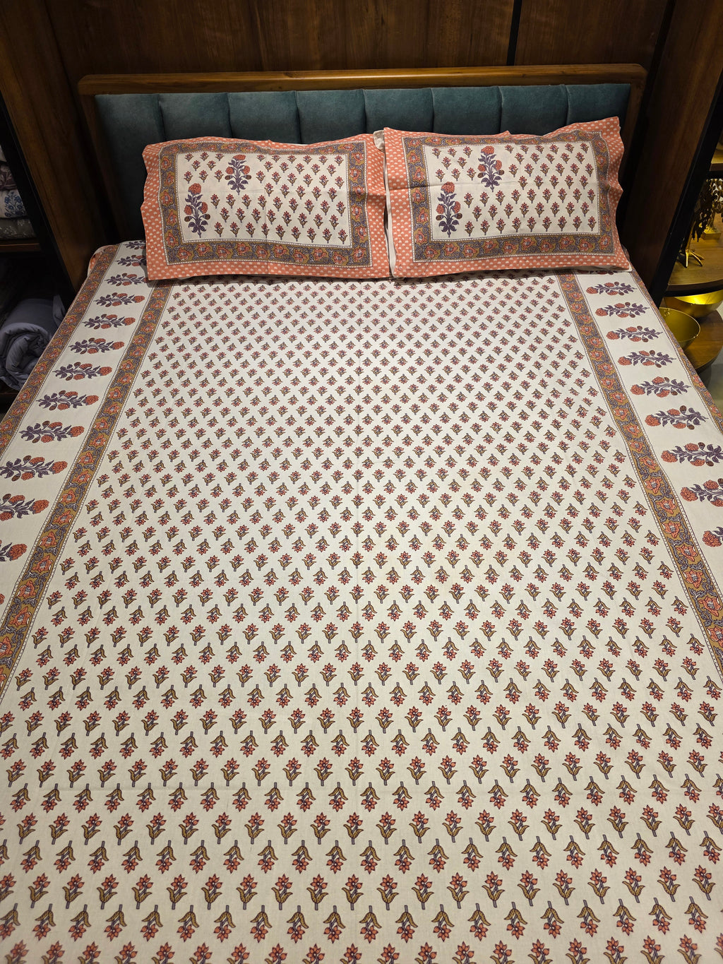 Cotton Double Bedsheet Set