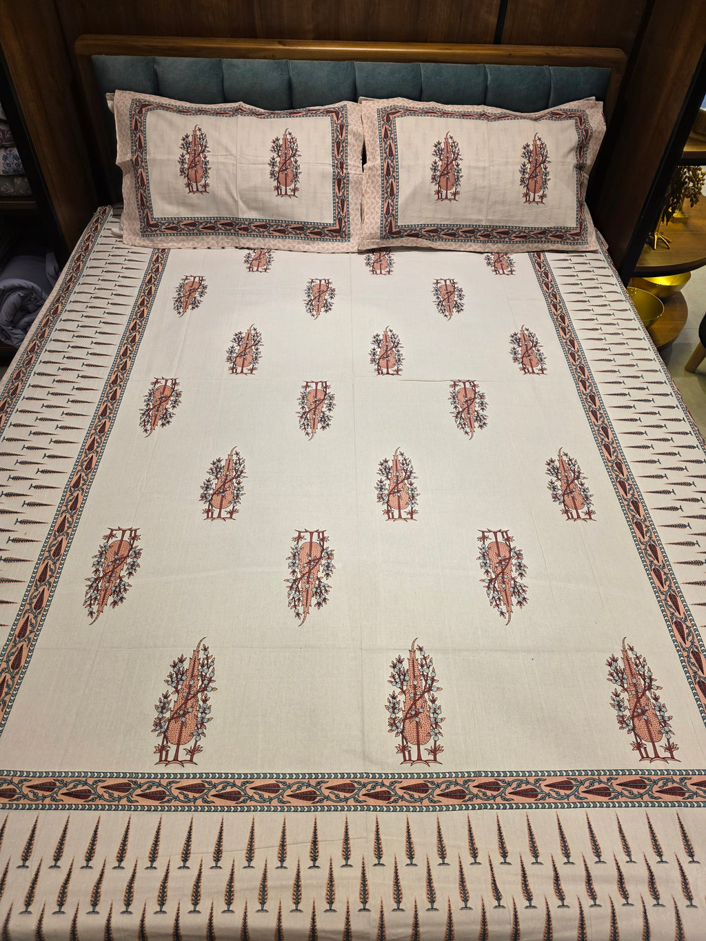 Cotton Double Bedsheet Set