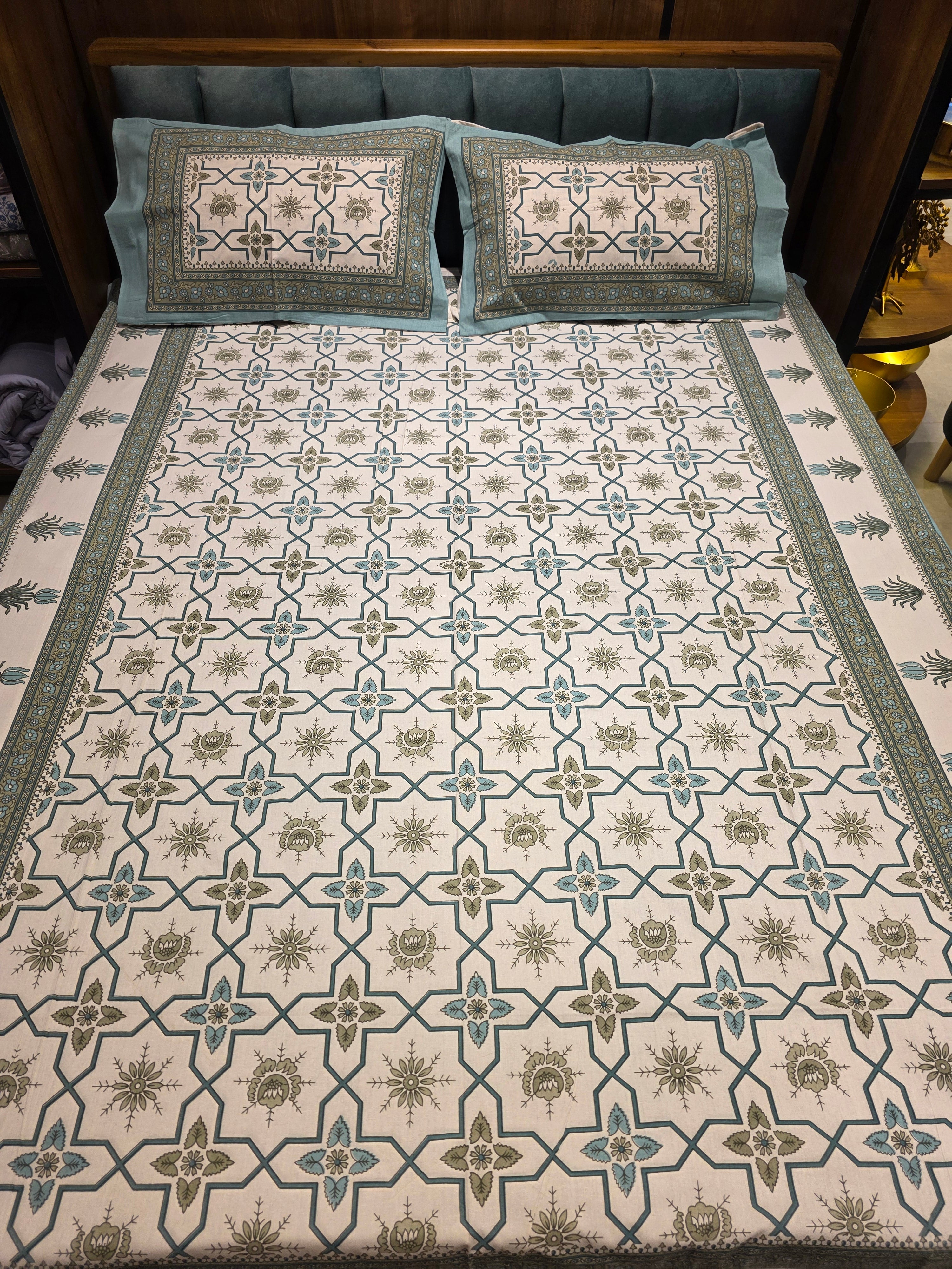 Cotton Double Bedsheet Set