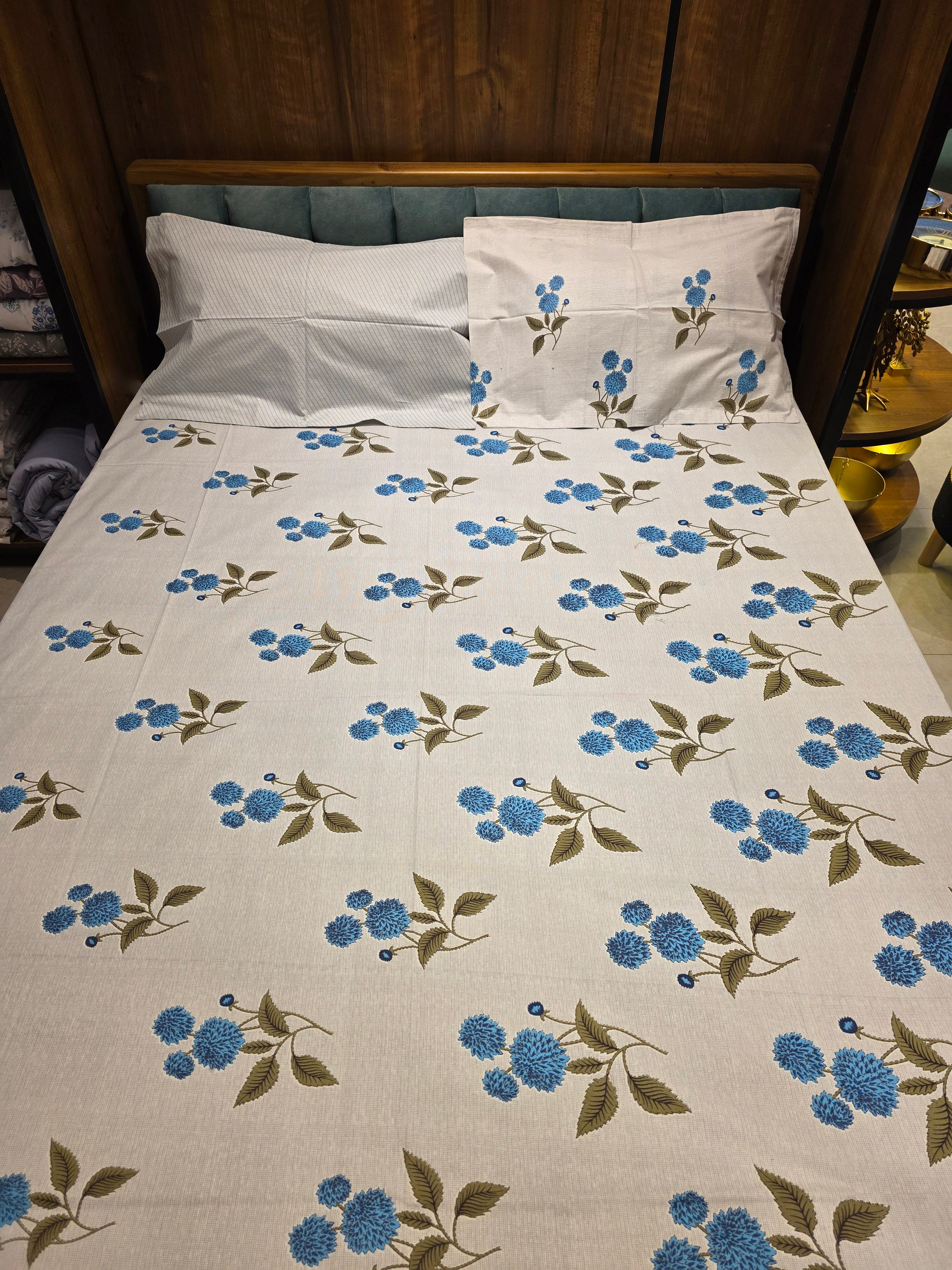 Cotton Double Bedsheet Set