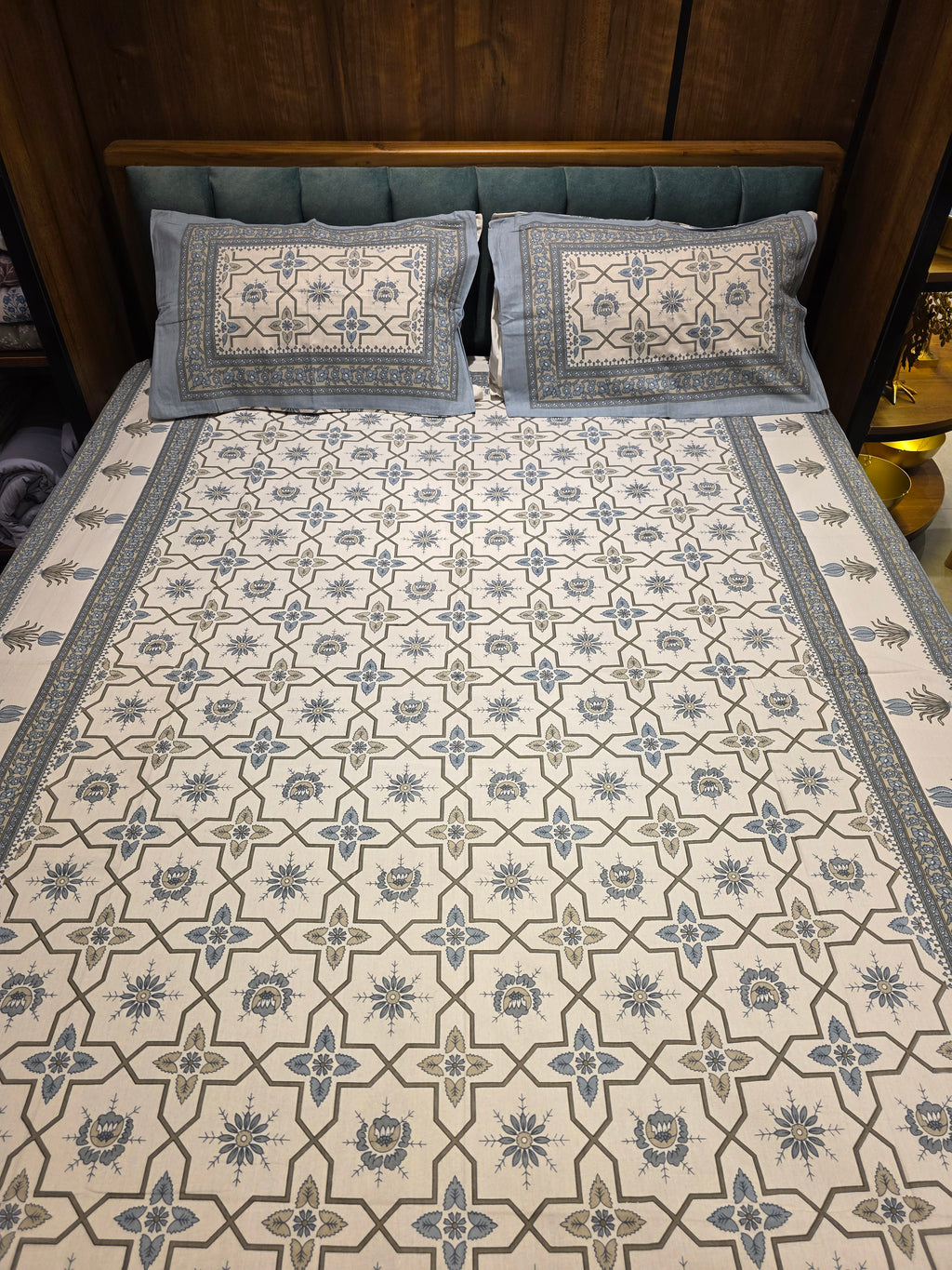 Cotton Double Bedsheet Set