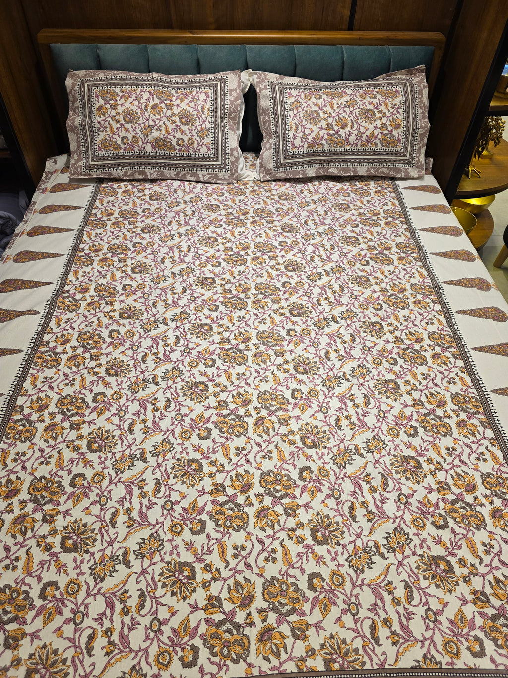 Cotton Double Bedsheet Set