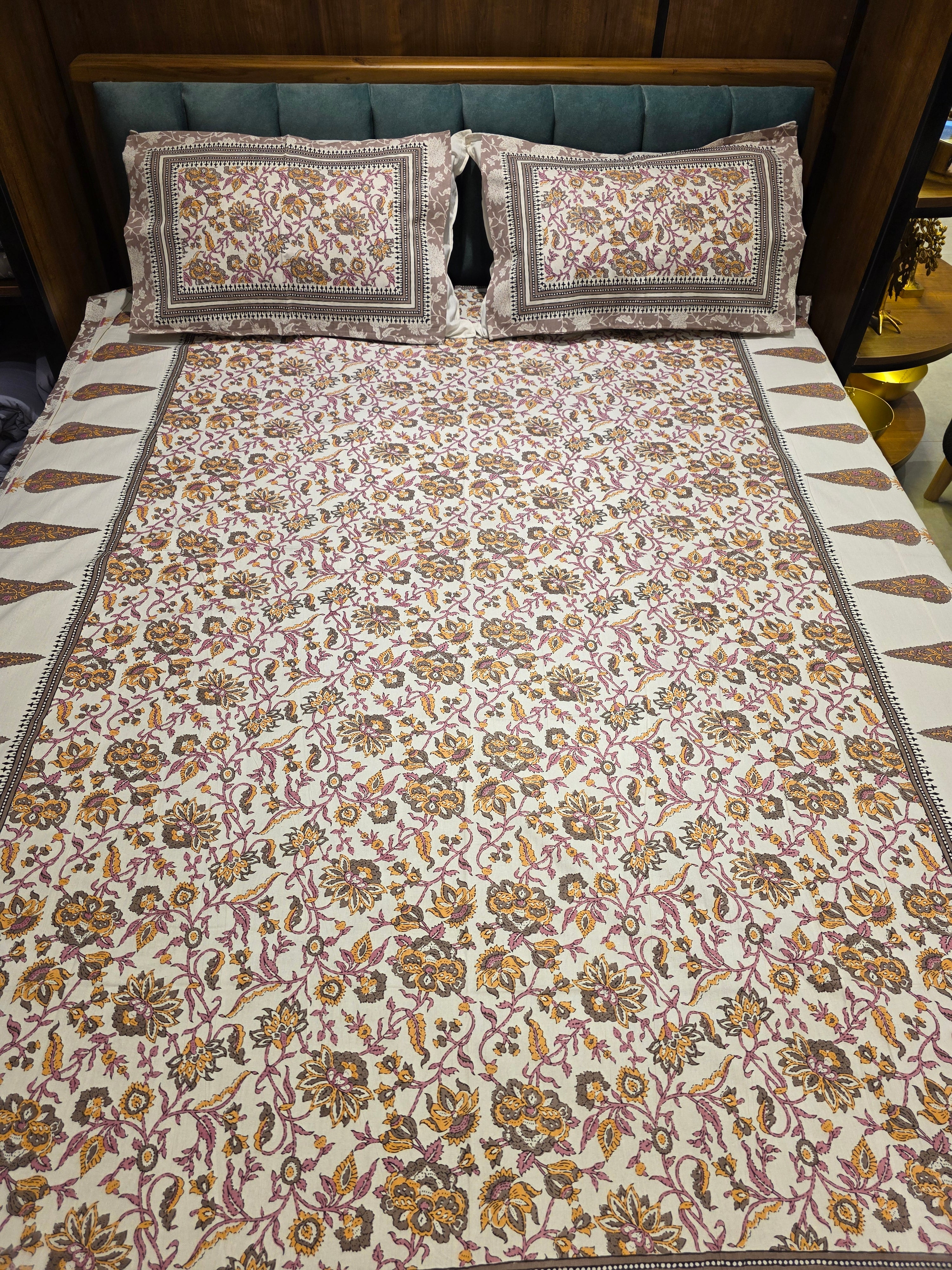 Cotton Double Bedsheet Set