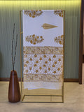 Pure Cotton Hand Block Print Bath Towel