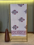 Pure Cotton Hand Block Print Bath Towel