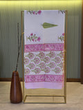 Pure Cotton Hand Block Print Bath Towel