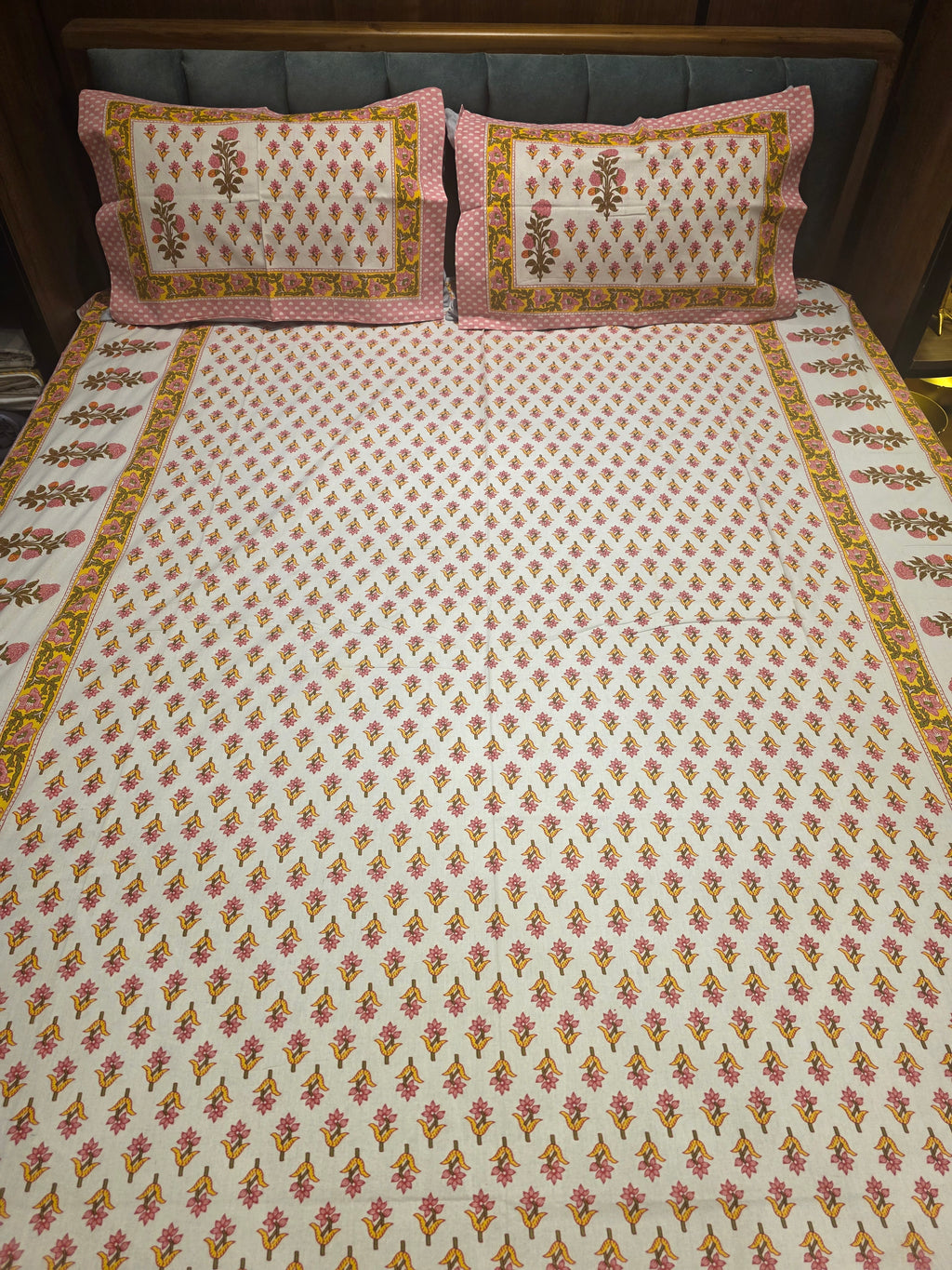 Cotton Double Bedsheet Set