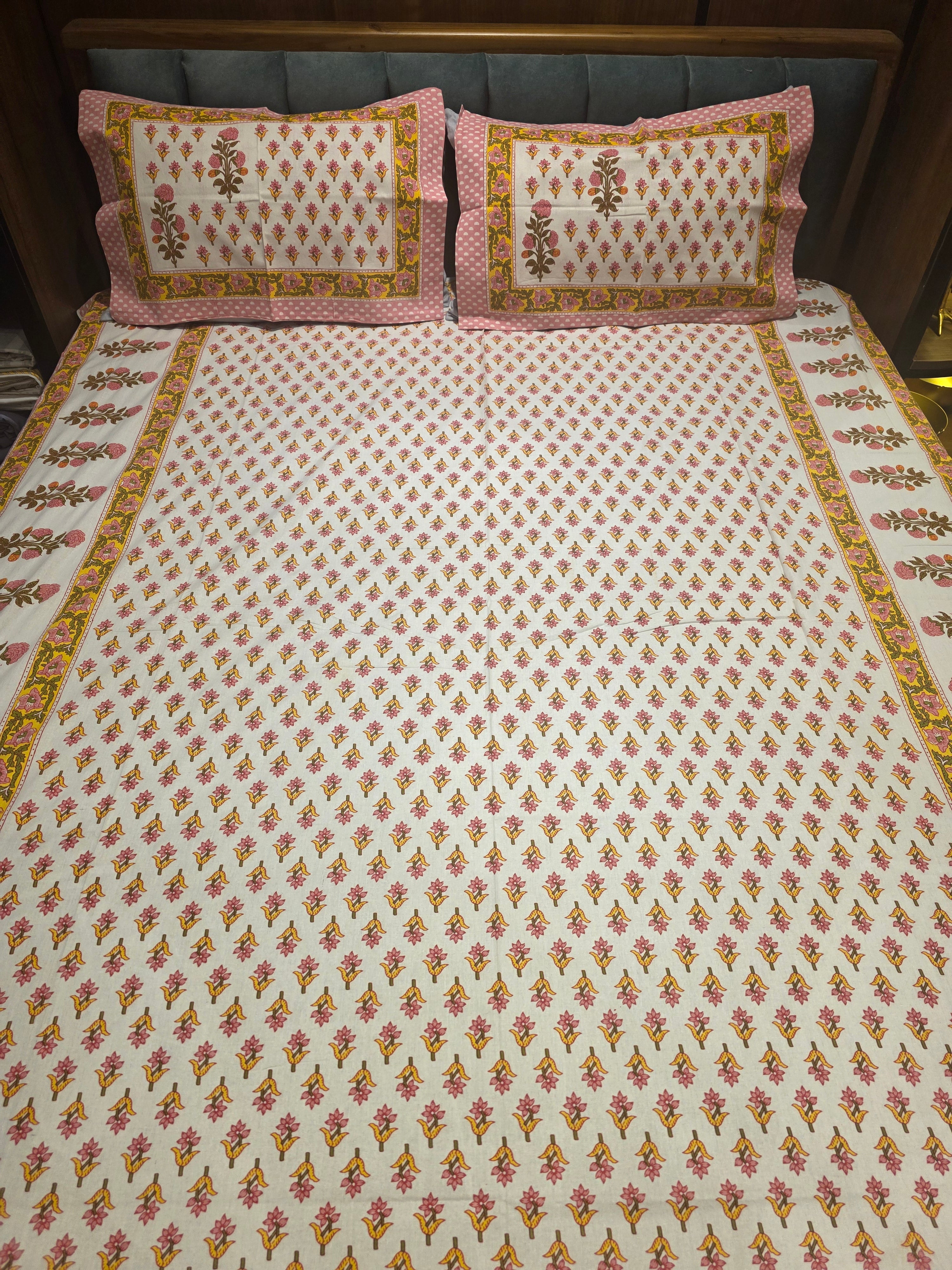 Cotton Double Bedsheet Set