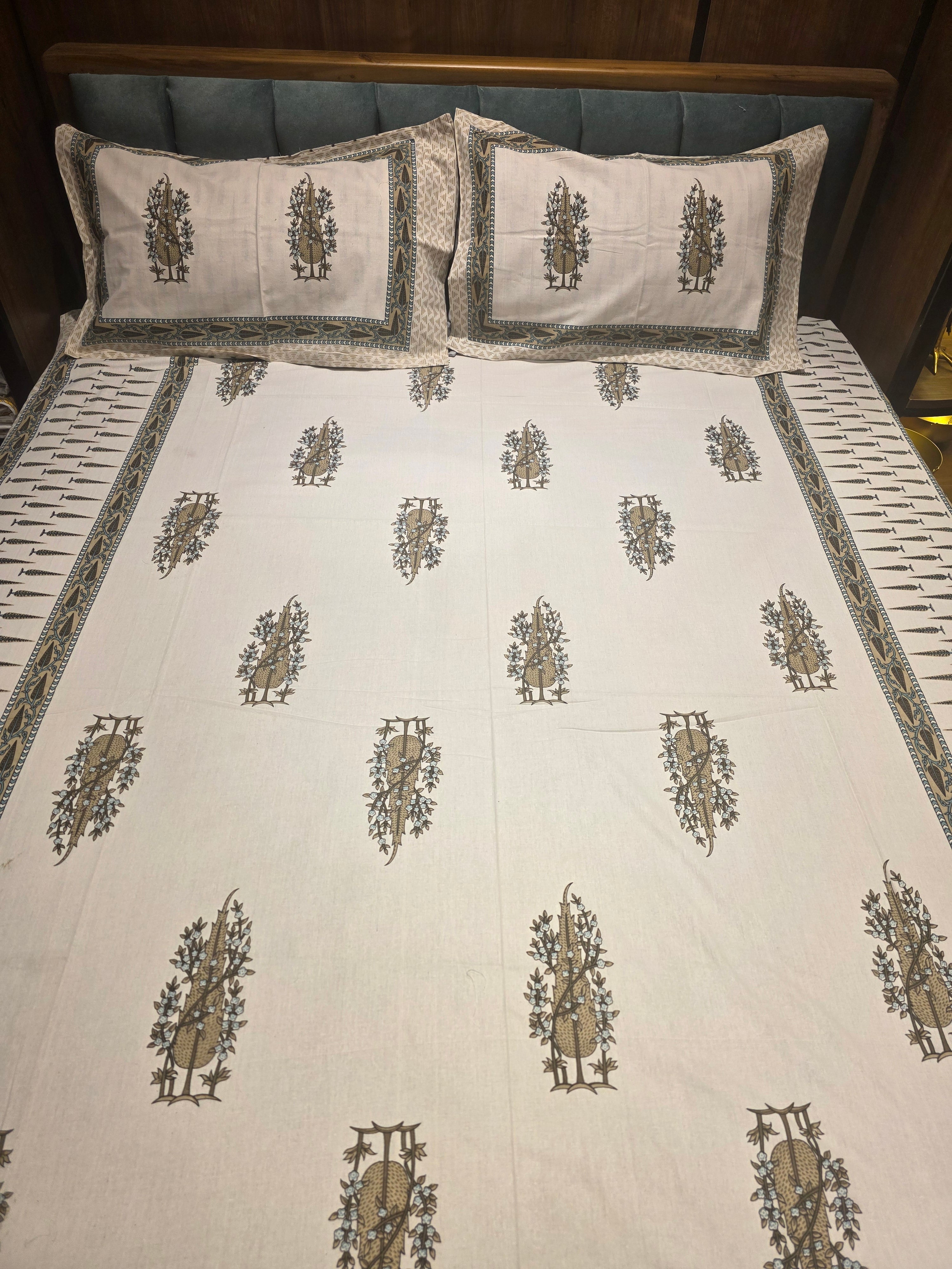 Cotton Double Bedsheet Set