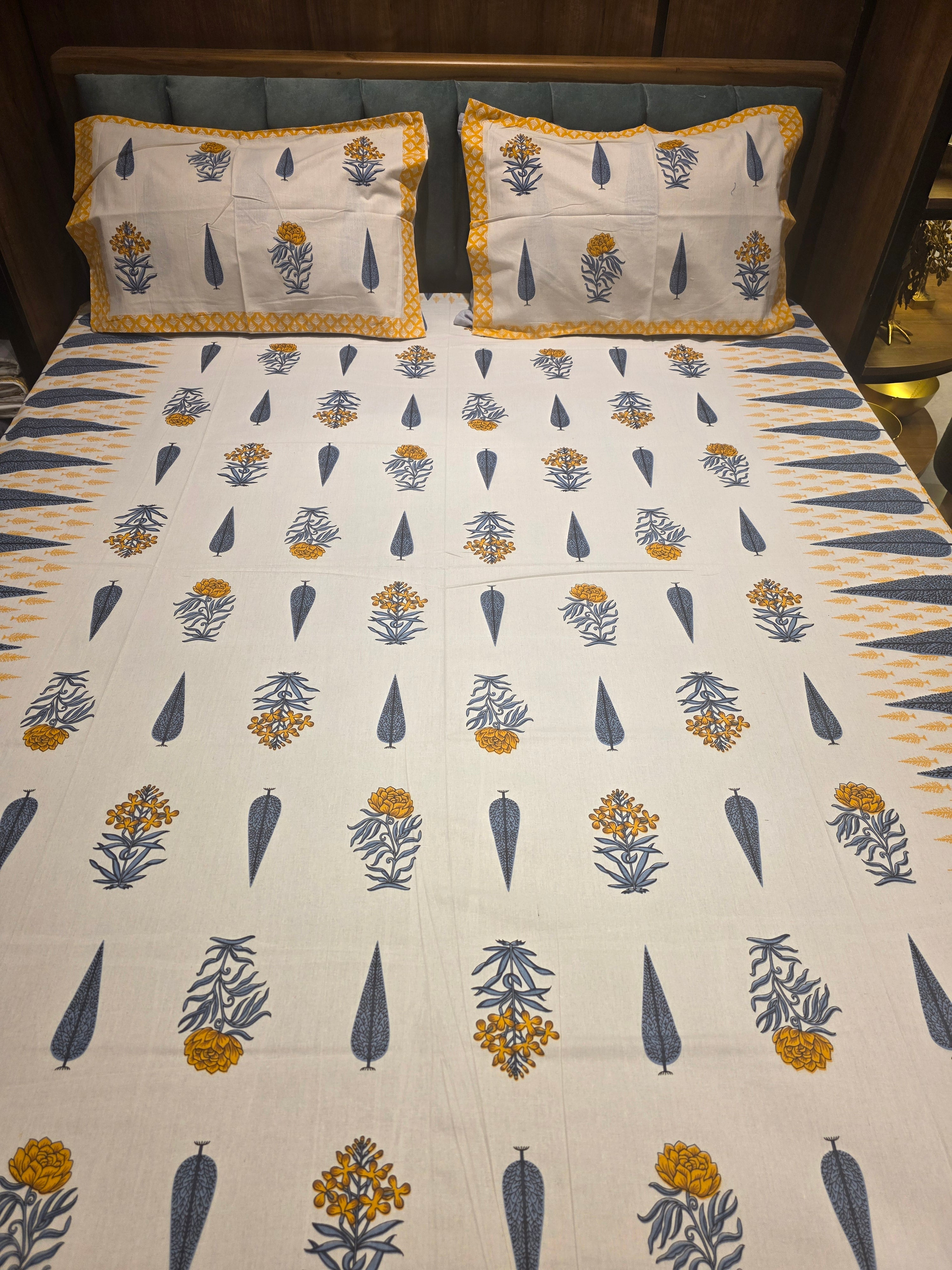 Cotton Double Bedsheet Set